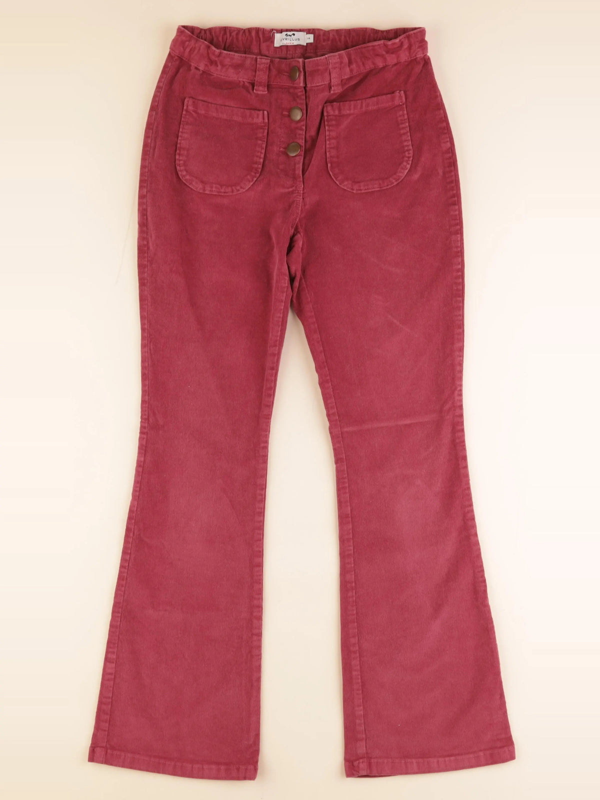 Cyrillus - pantalon rouge - 14 ans