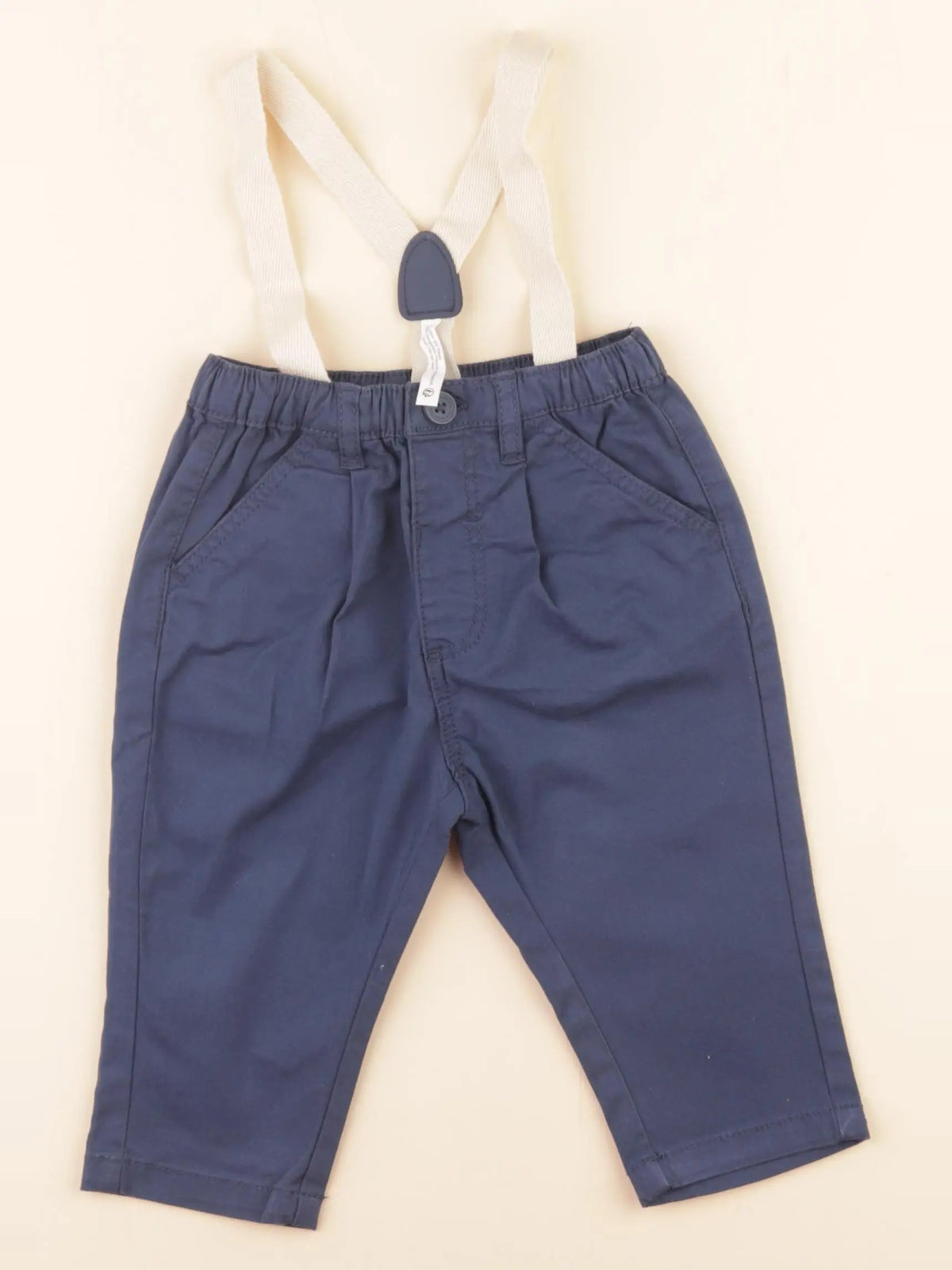 Tape à l'oeil - pantalon bleu - 12 mois