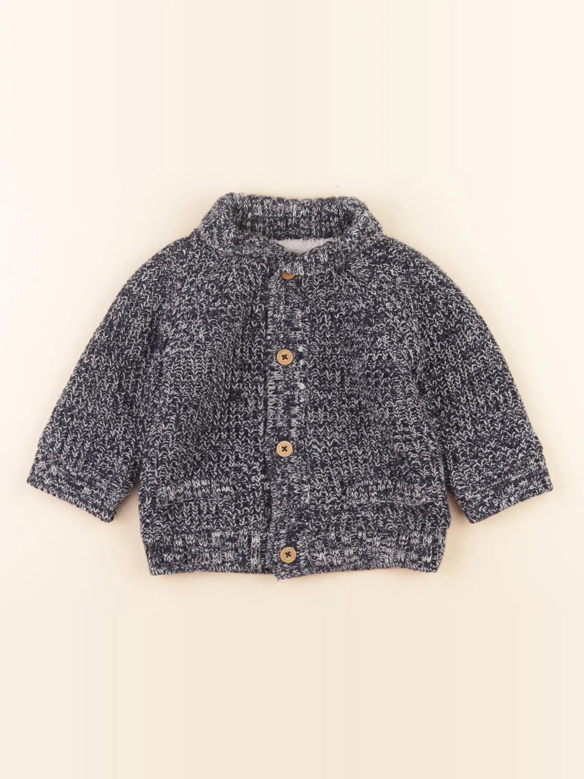 Cadet Rousselle - gilet bleu - 6 mois