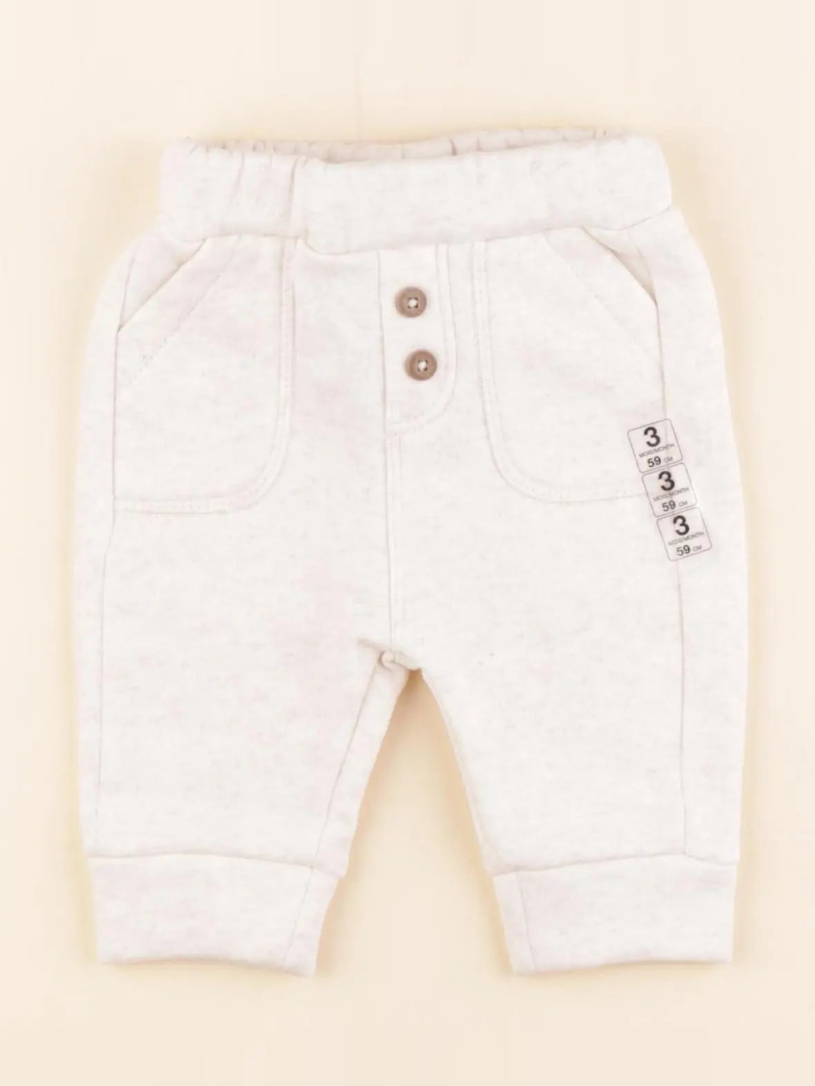 Tape à l'oeil - jogging beige - 3 mois