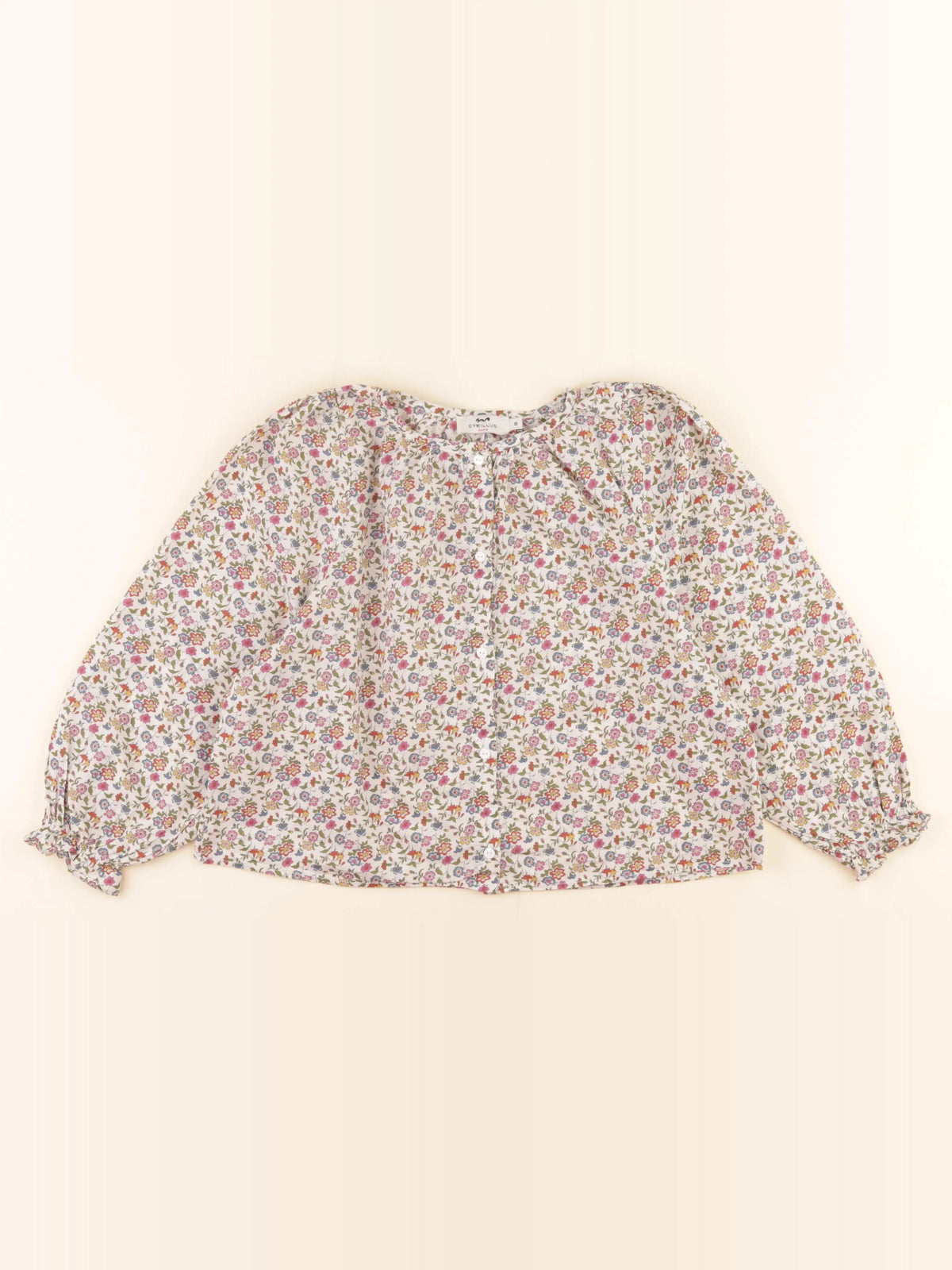 Cyrillus - blouse multicolore - 8 ans