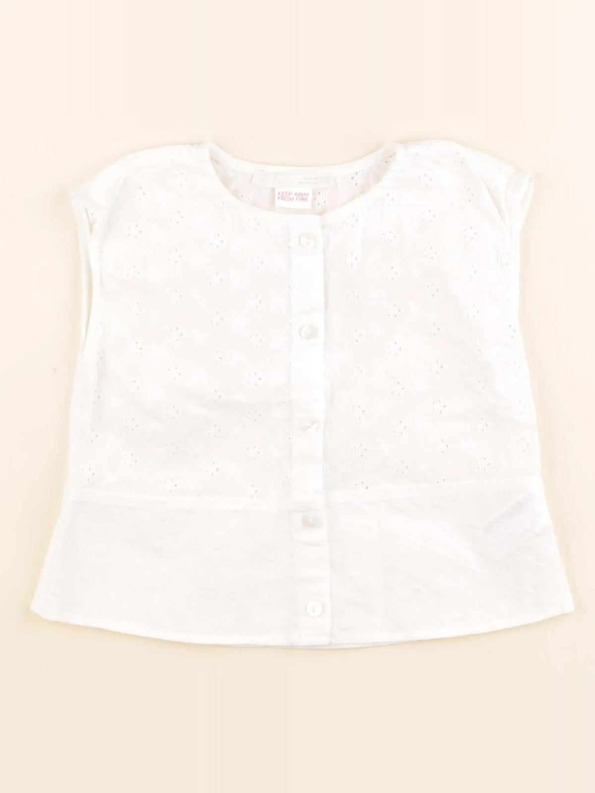 Zara - blouse blanc - 2 ans