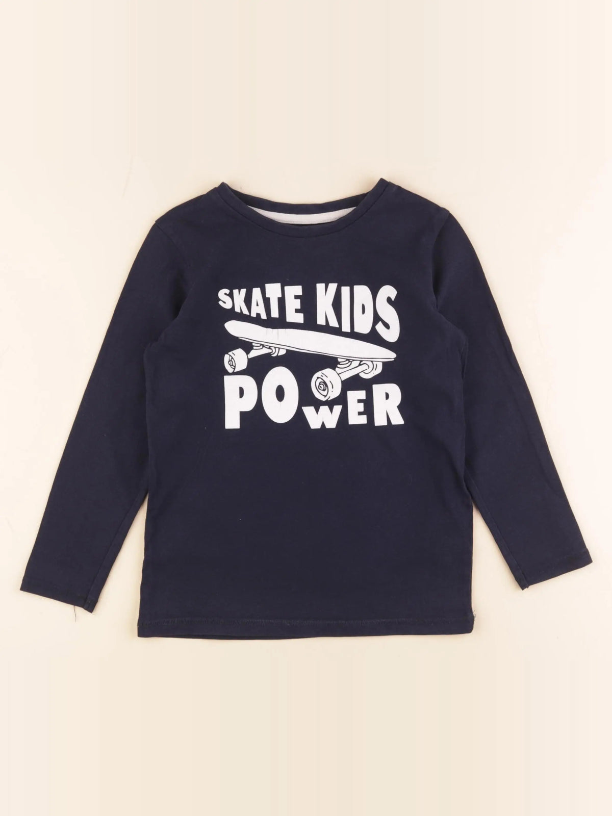 Vertbaudet - tee-shirt bleu - 6 ans