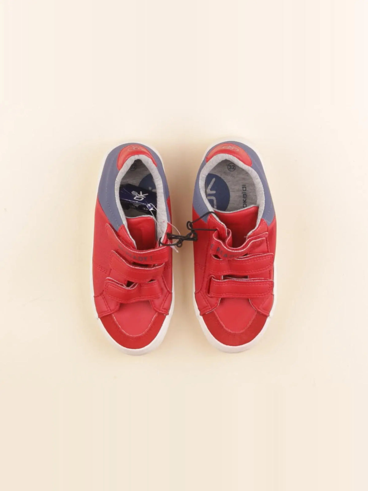 Okaidi - baskets rouge - pointure 32