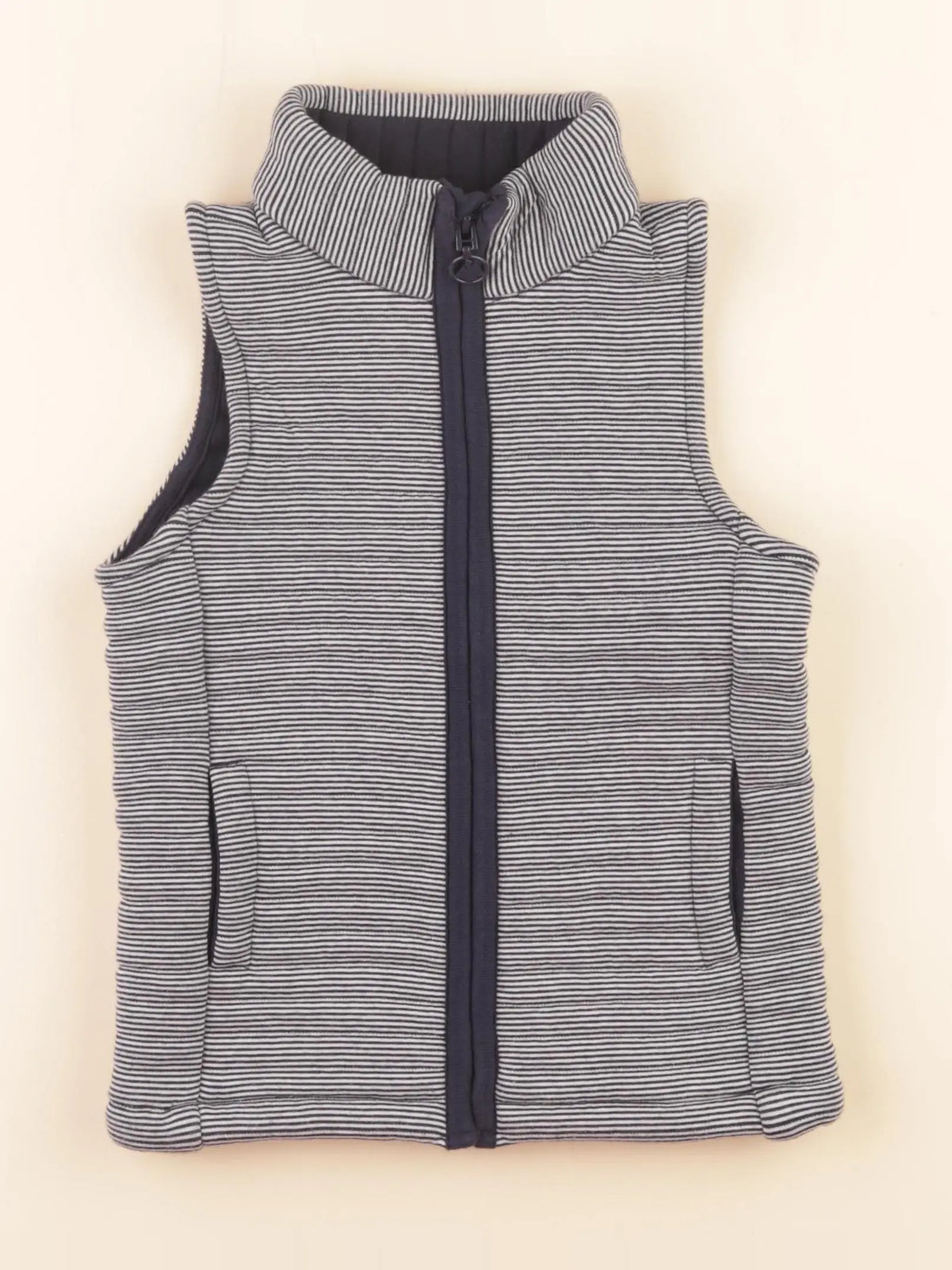 Petit Bateau - gilet bleu - 4 ans