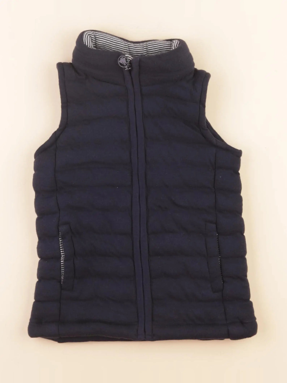 Petit Bateau - gilet bleu - 4 ans