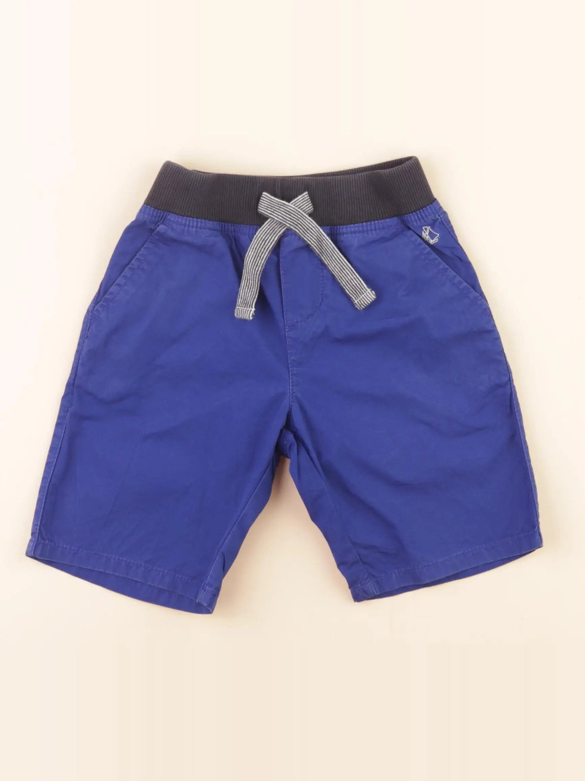 Petit Bateau - short bleu - 4 ans