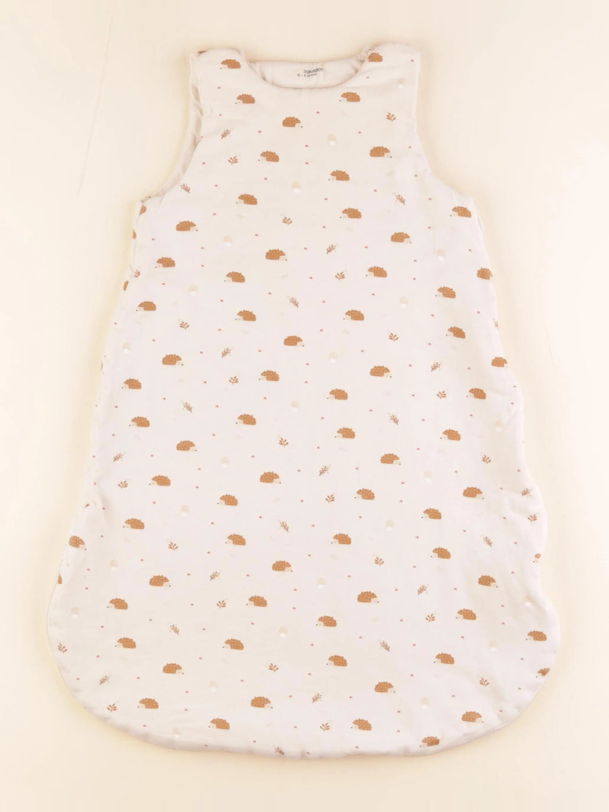 Vertbaudet - gigoteuse beige - 0/6 mois
