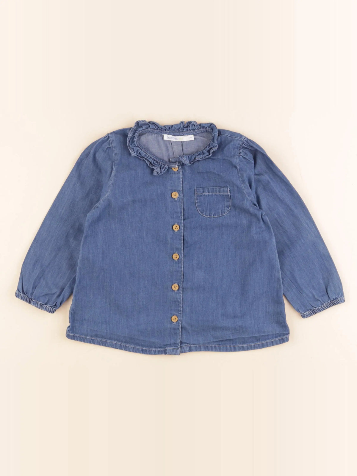 Boutchou - blouse bleu - 24 mois