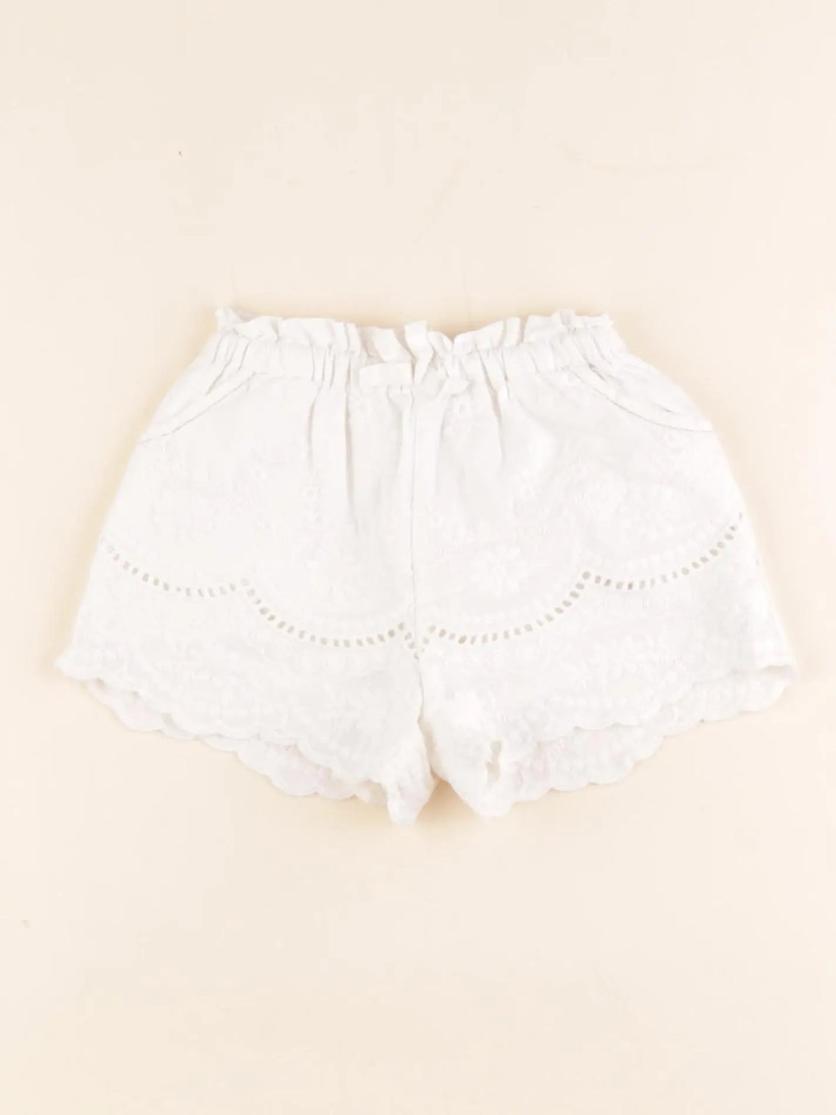 Tape à l'oeil - short blanc - 6 mois