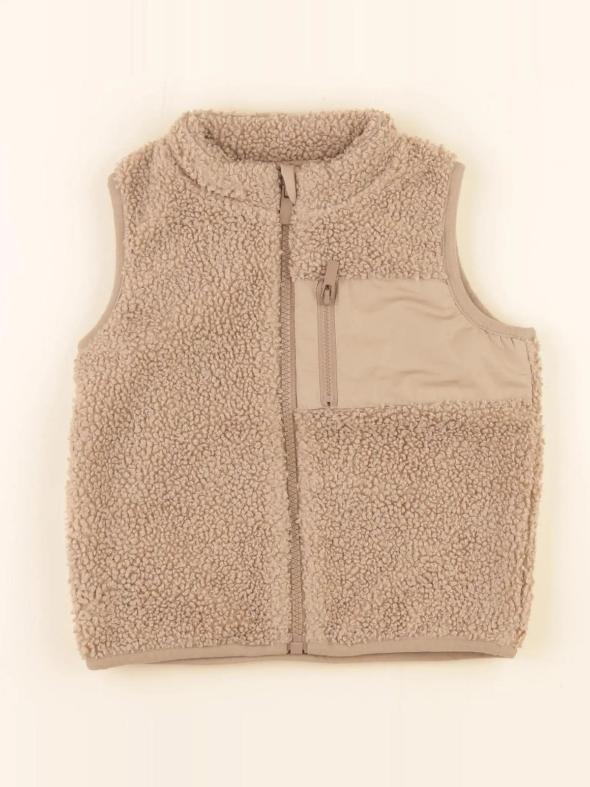 Vertbaudet - gilet marron - 3 ans