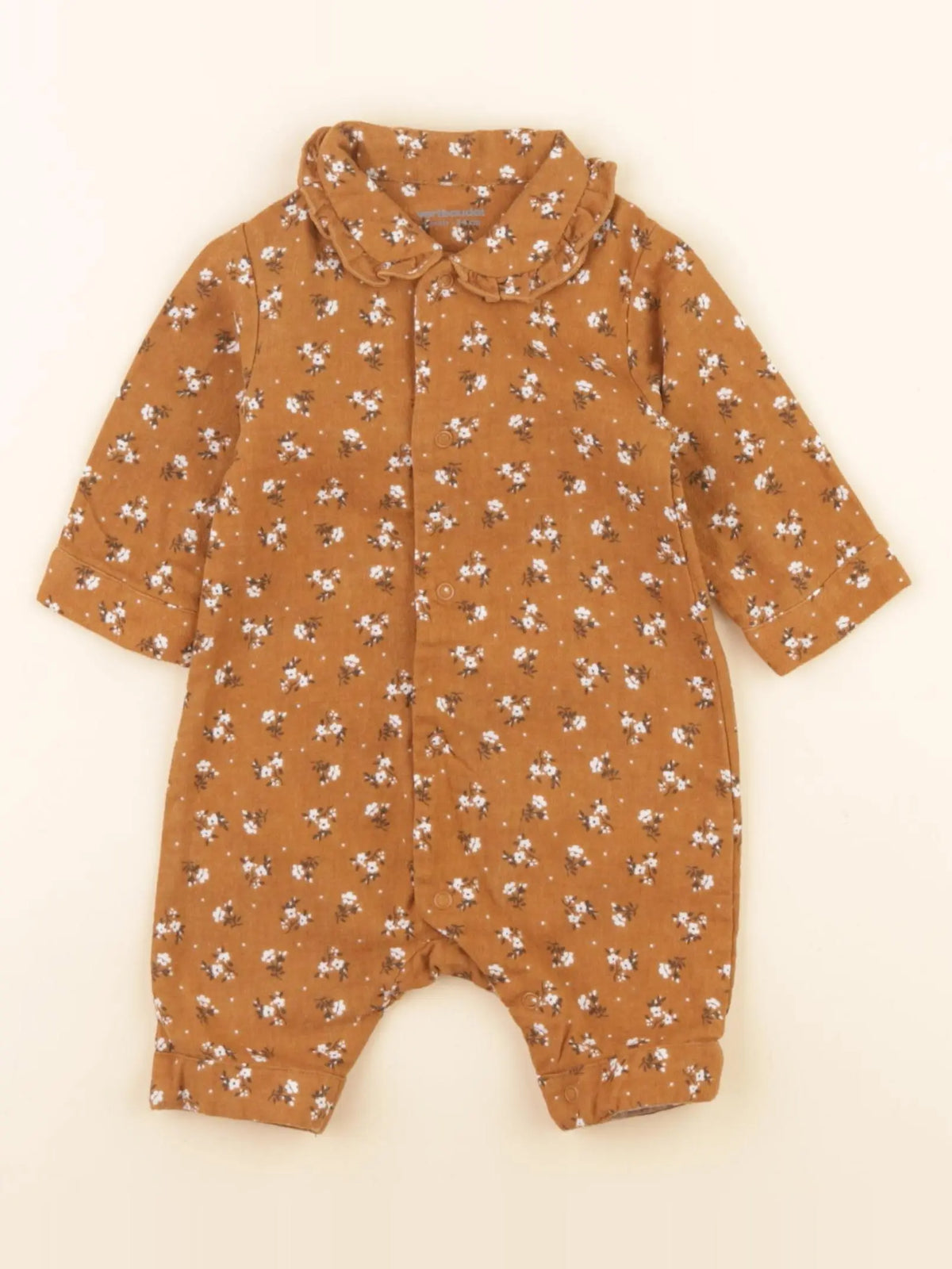Okaidi - combinaison marron - 3 mois