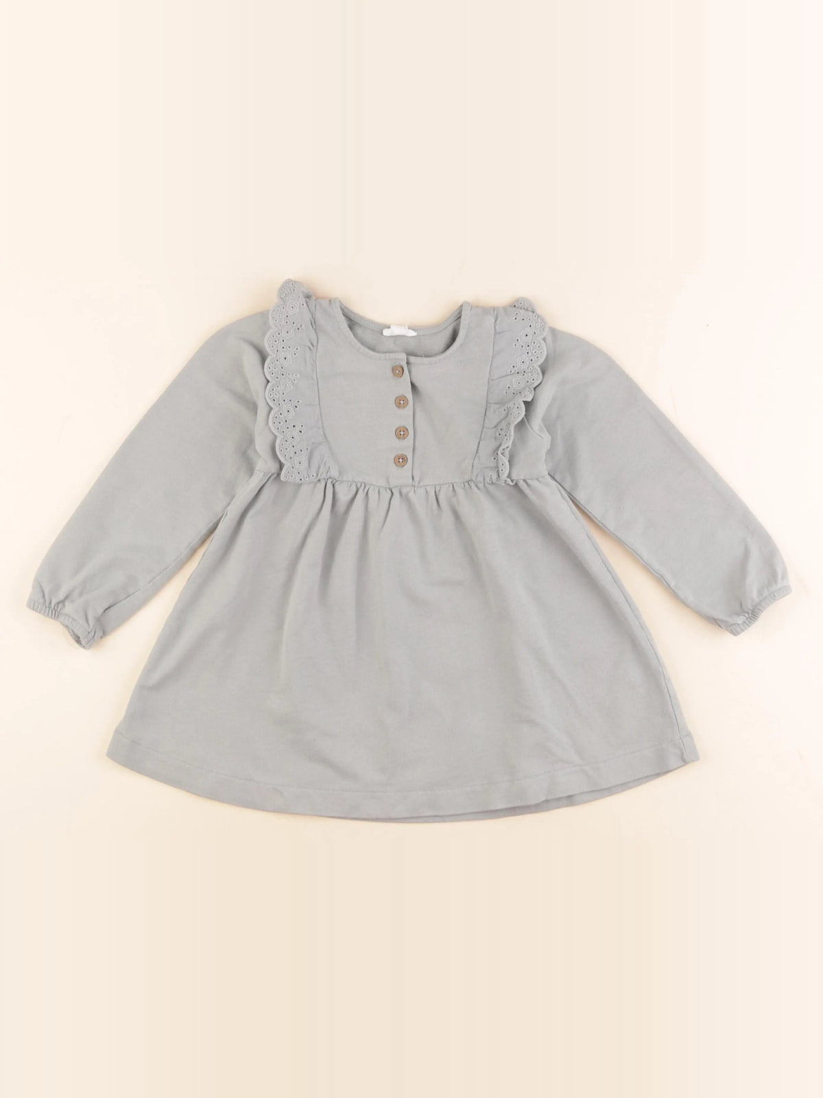 Vertbaudet - robe vert - 36 mois