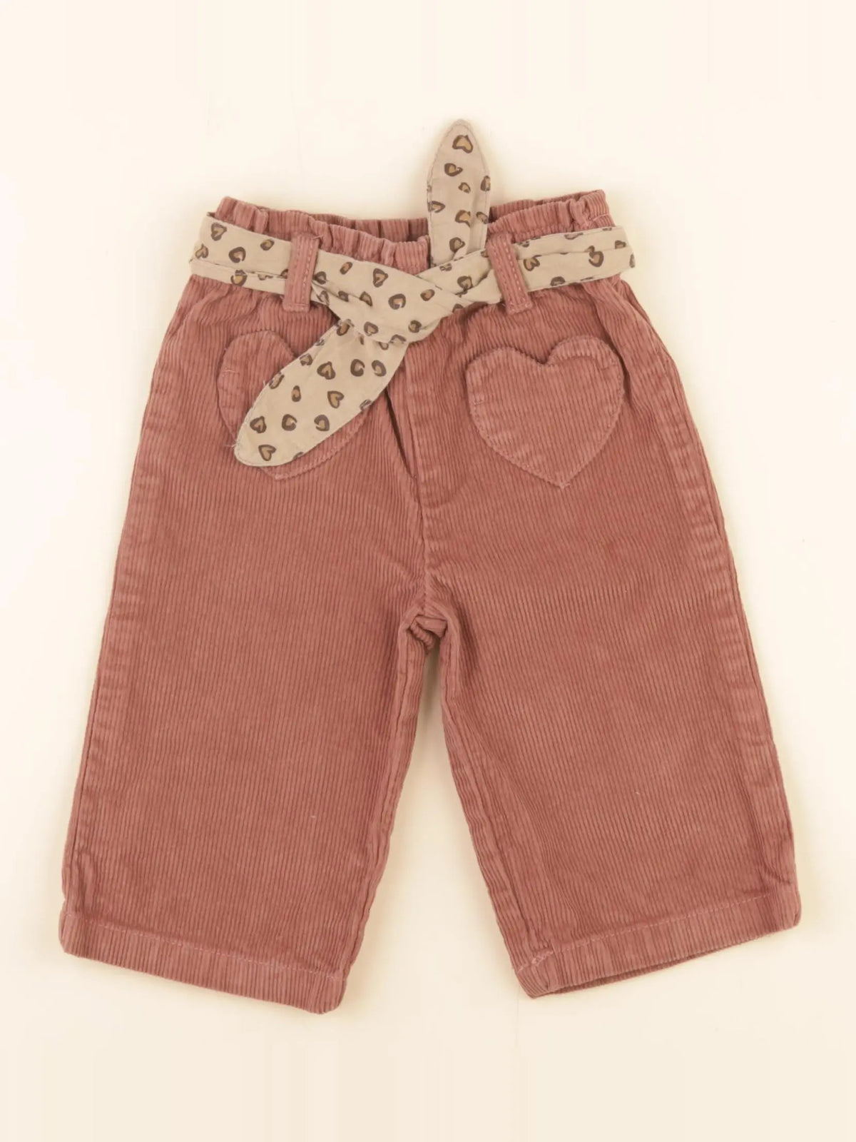 Vertbaudet - pantalon marron - 9 mois