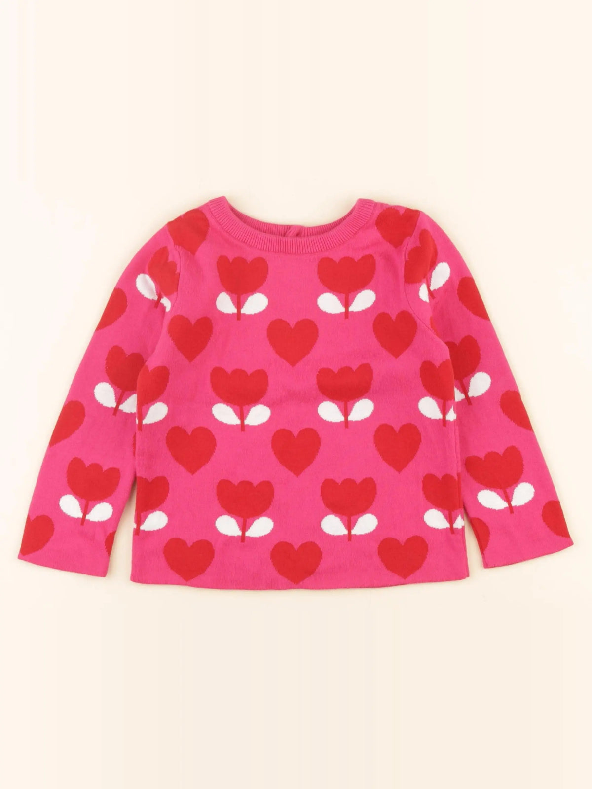 Jacadi - pull rose - 36 mois