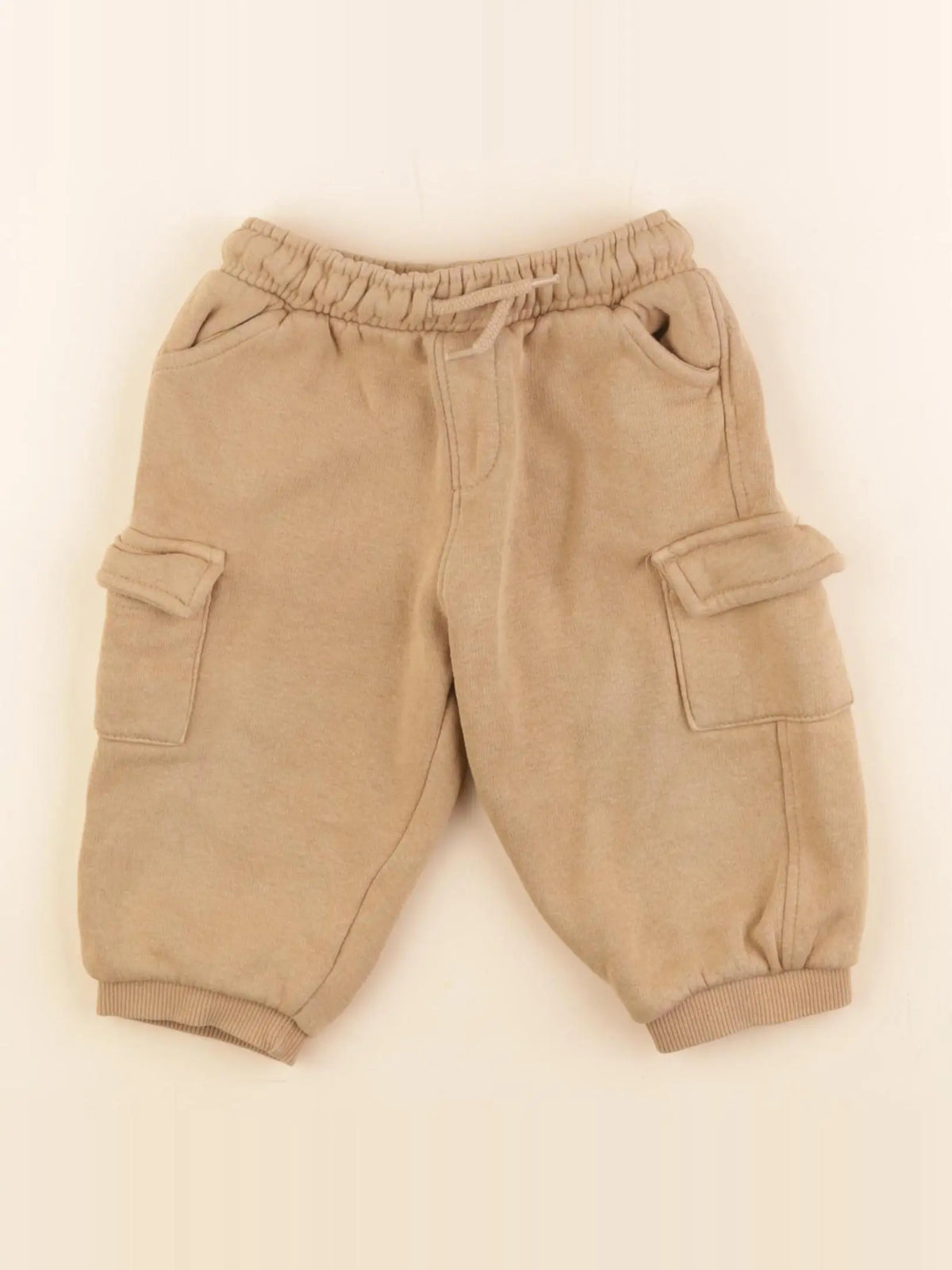 Vertbaudet - jogging beige - 12 mois