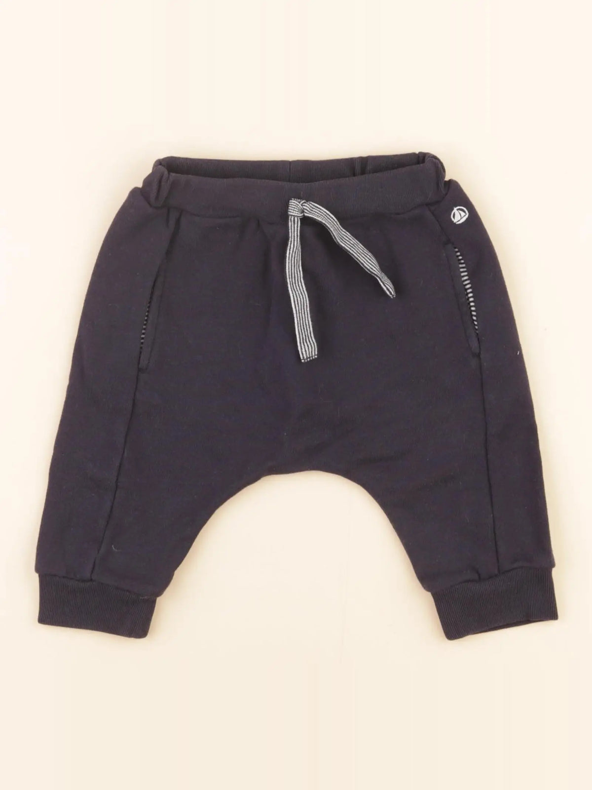 Petit Bateau - jogging bleu - 3 mois
