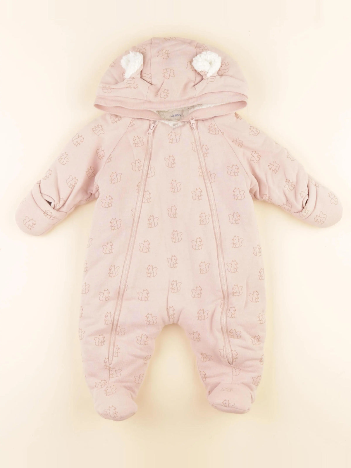 Boutchou - combi-pilote rose - 3 mois
