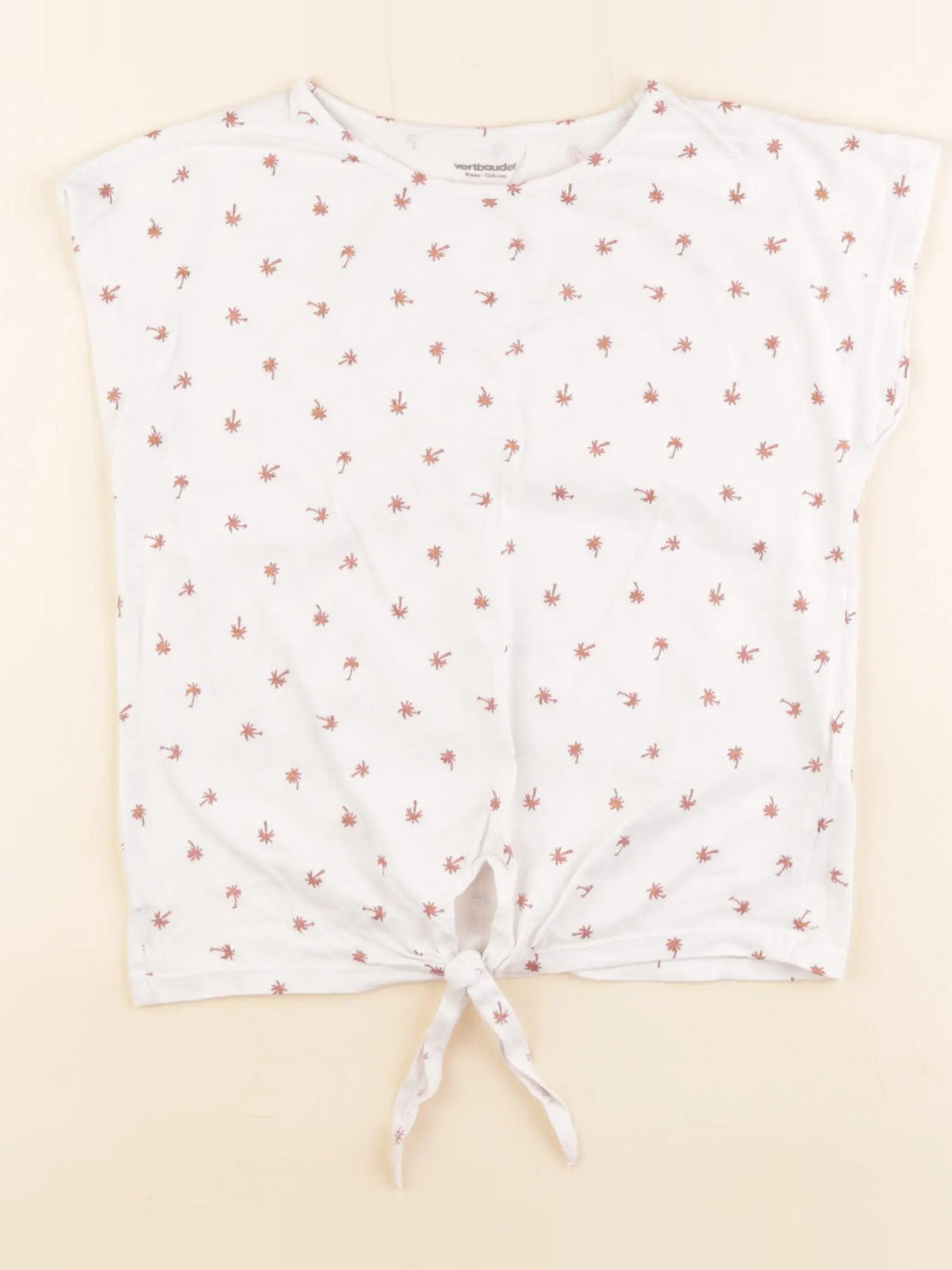 Vertbaudet - tee-shirt blanc - 8 ans