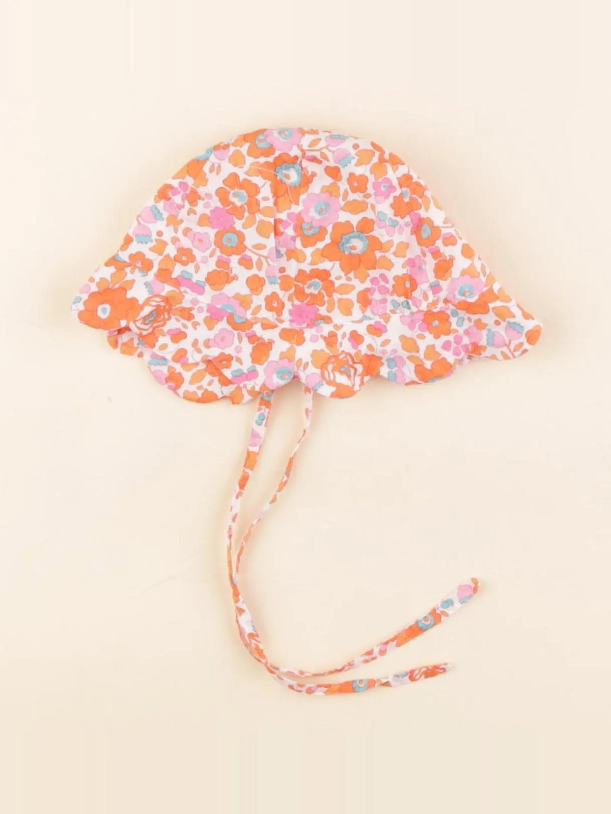 Jacadi - chapeau liberty orange - 6 mois