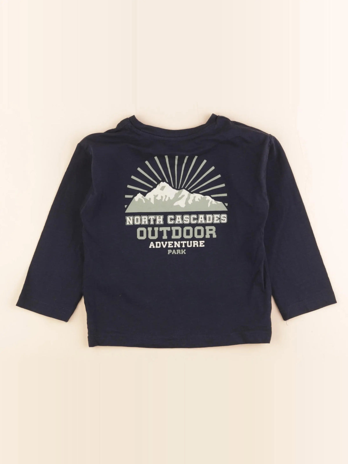 Vertbaudet - tee-shirt bleu - 4 ans