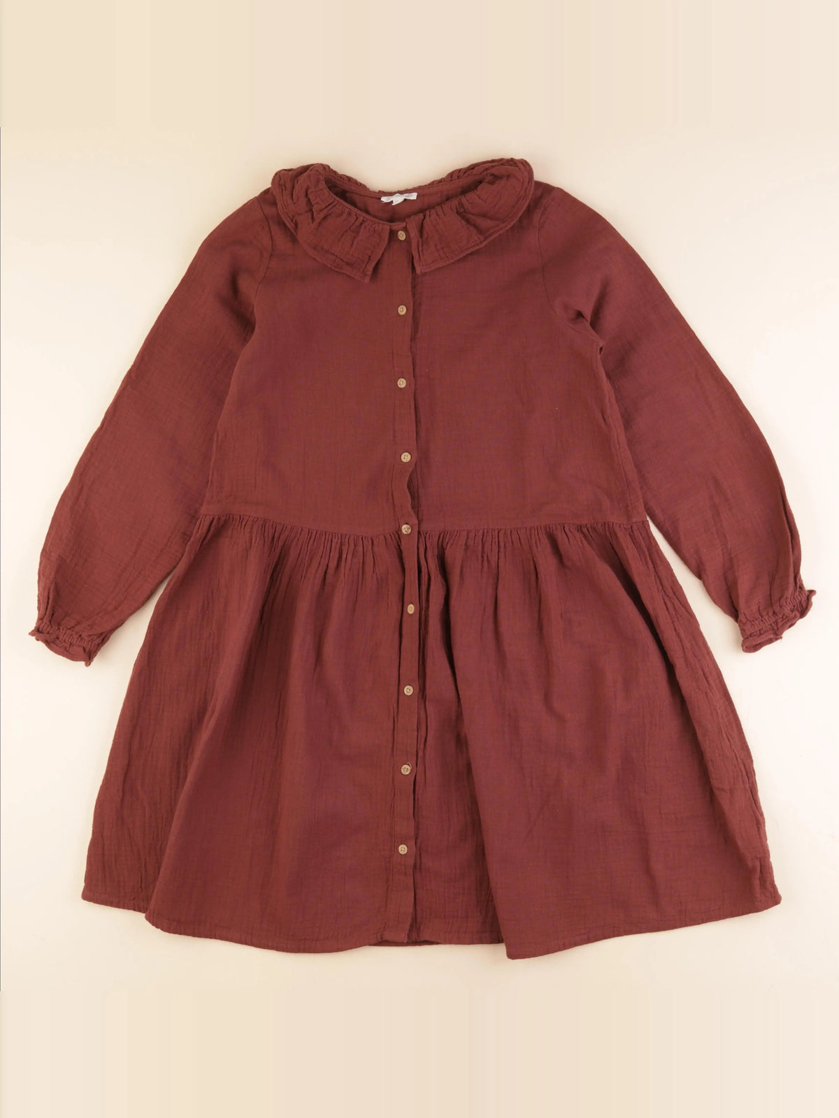 Vertbaudet - robe marron - 12 ans