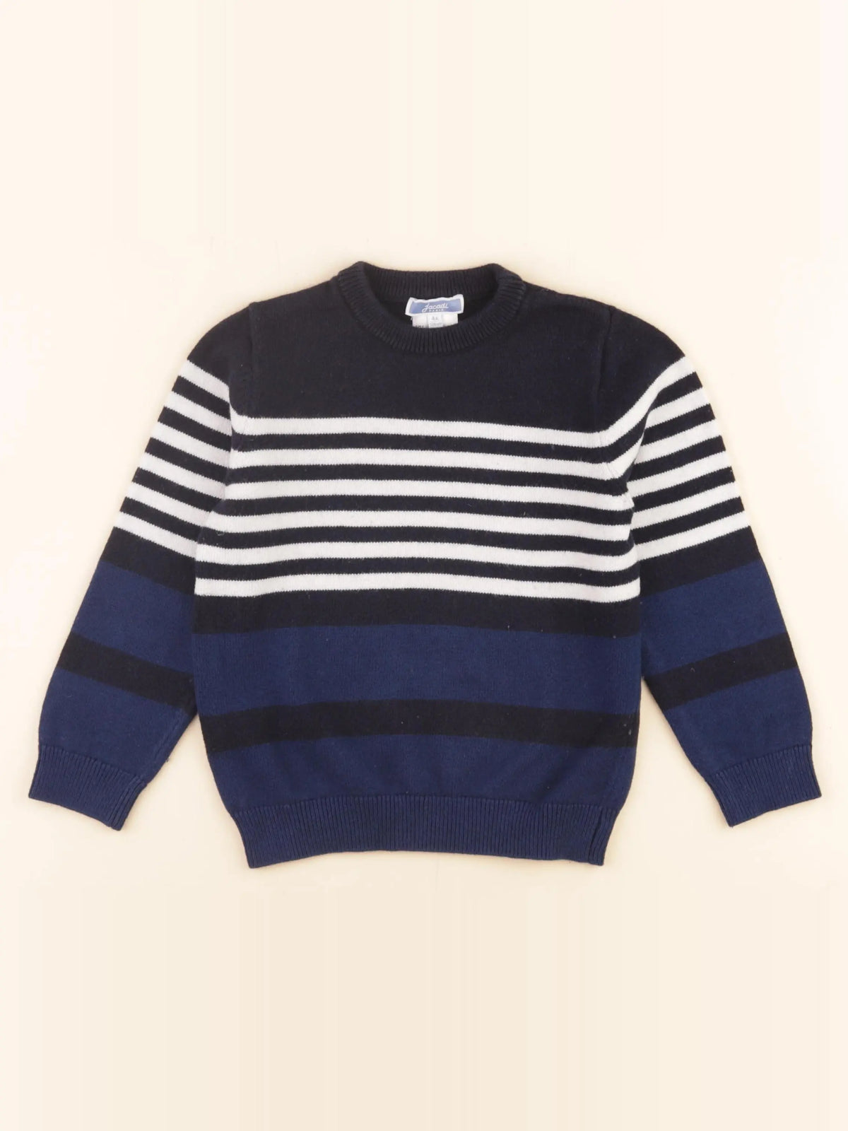 Jacadi - pull bleu - 4 ans