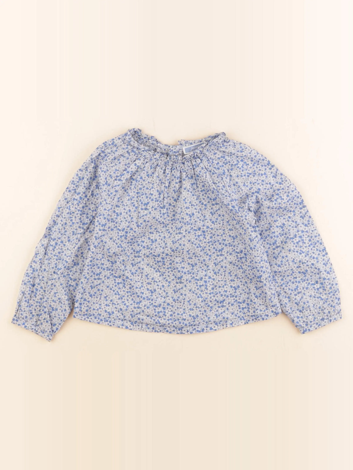 Jacadi - blouse liberty bleu - 3 ans