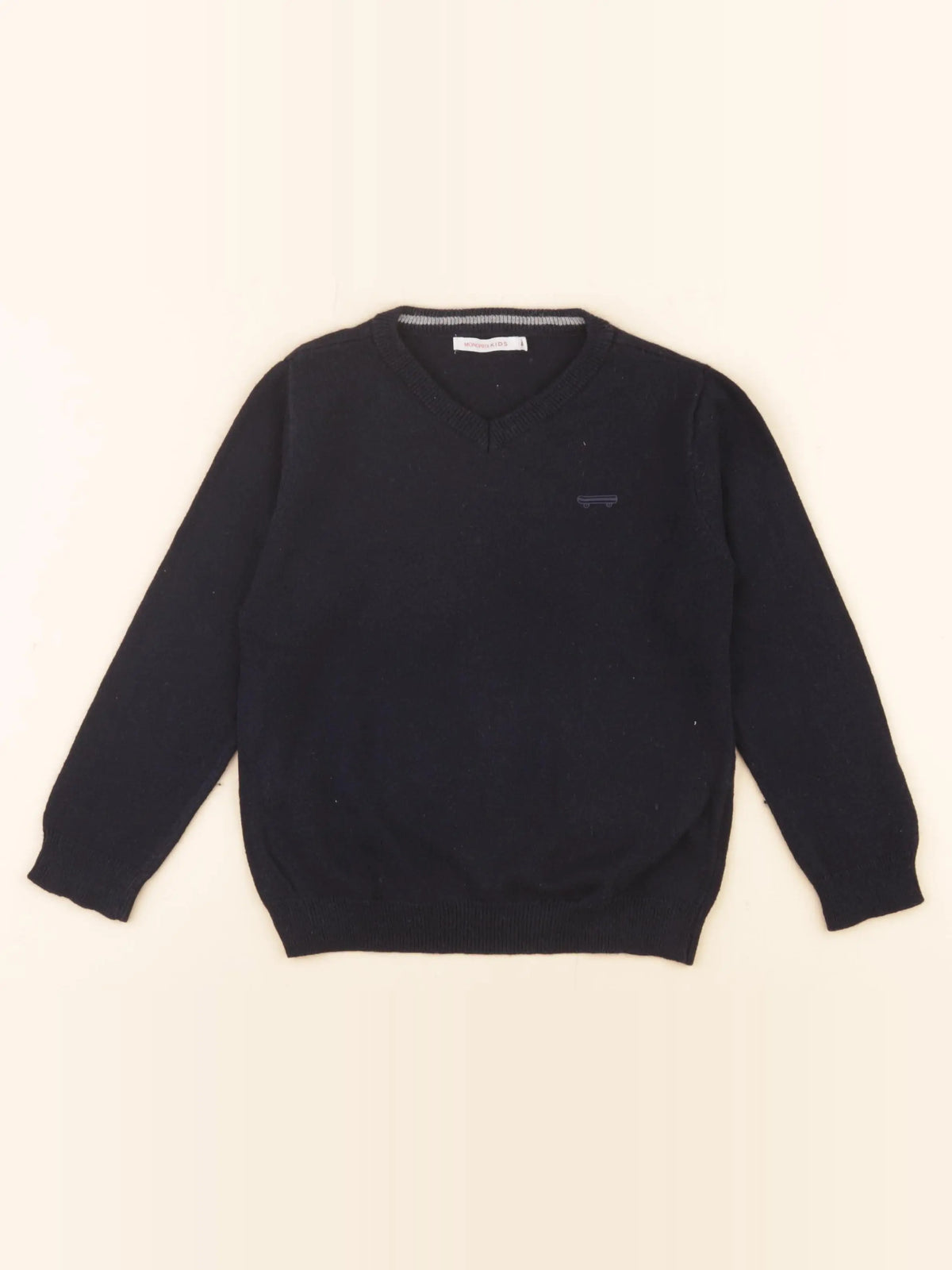 Monoprix - pull bleu - 4 ans