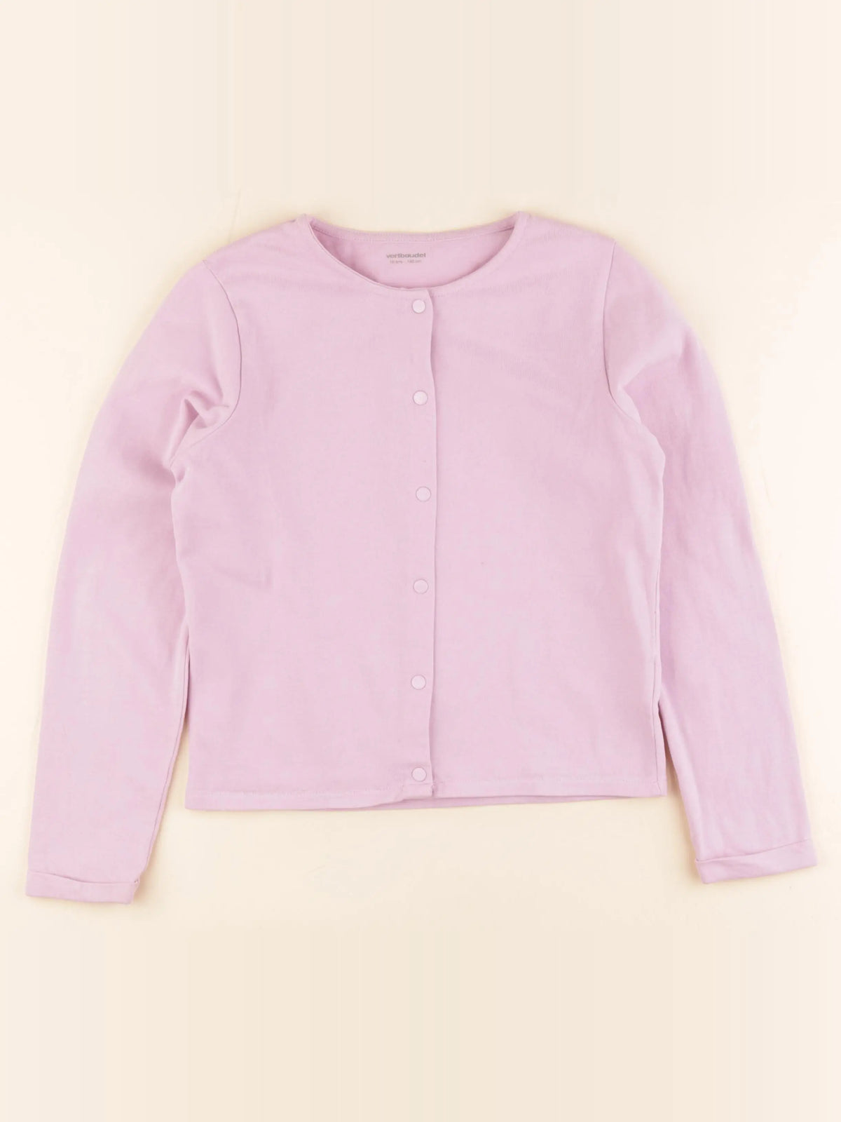 Vertbaudet - gilet rose - 10 ans