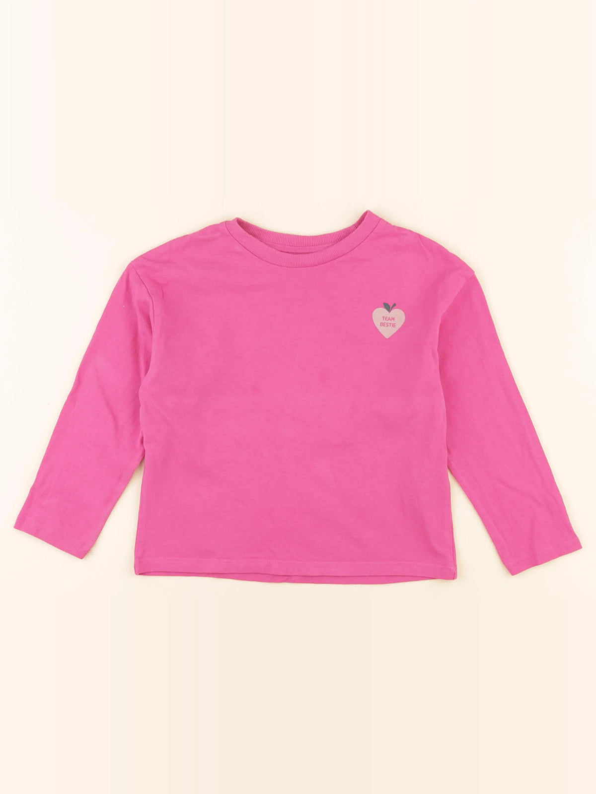 Vertbaudet - tee-shirt rose - 5 ans