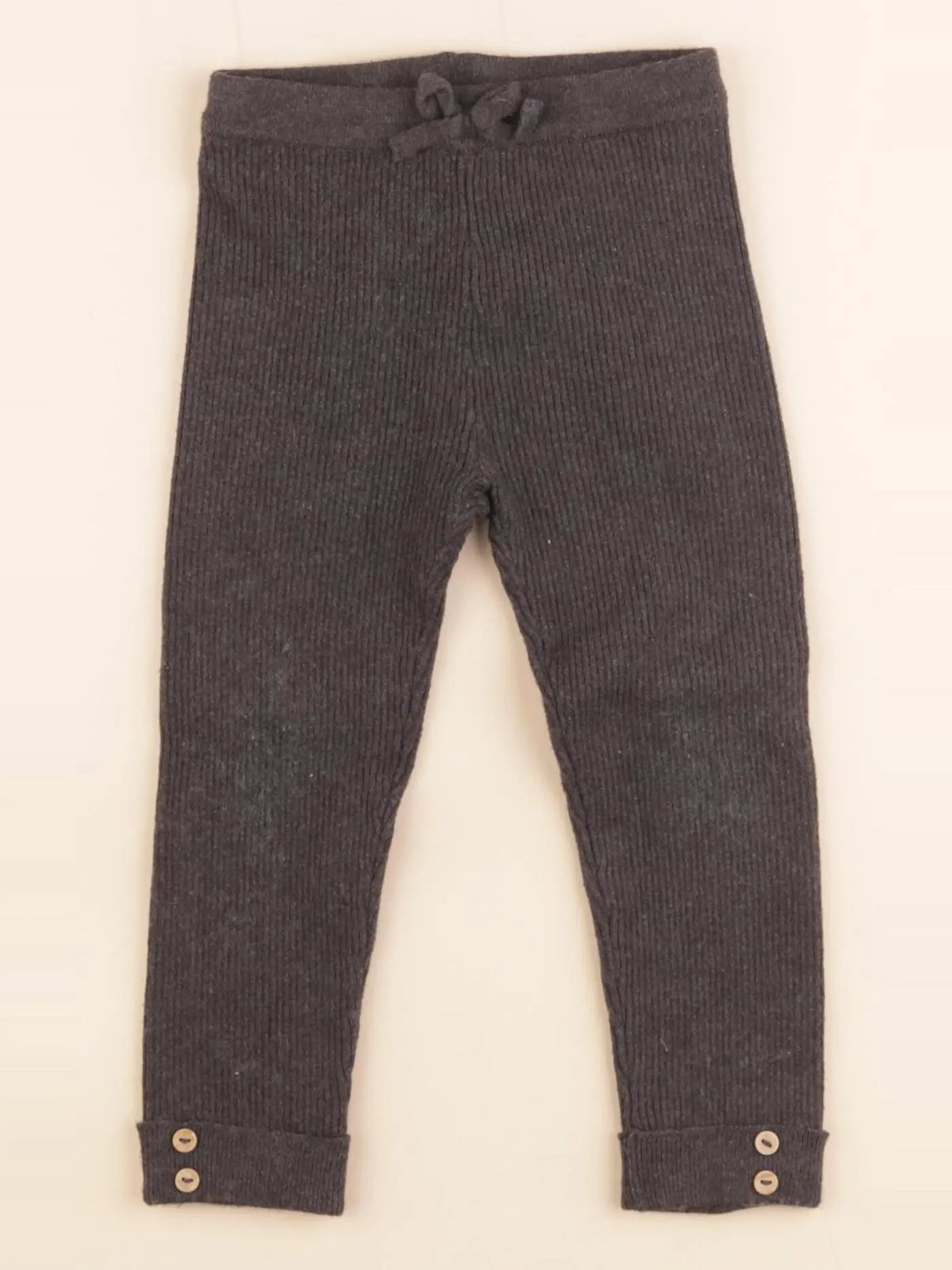 Vertbaudet - legging gris - 24 mois