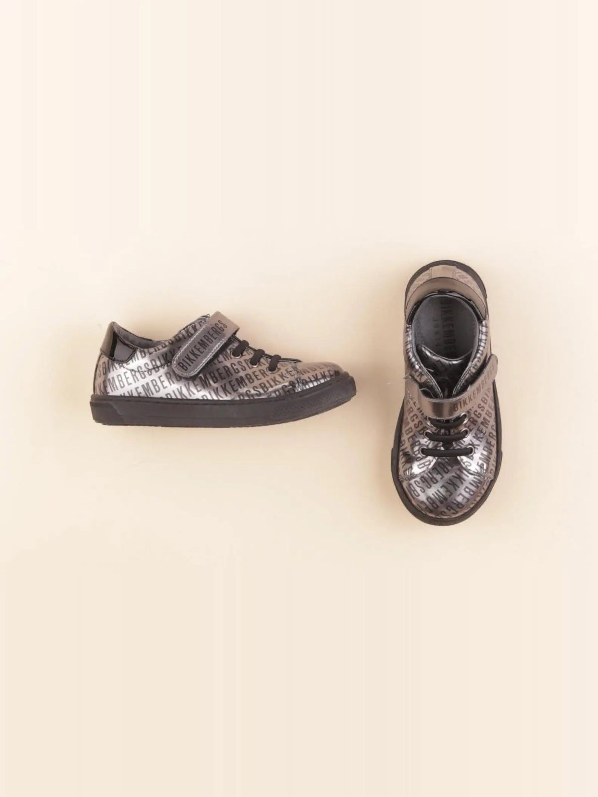 Bikkembergs - baskets gris, argent - pointure 25