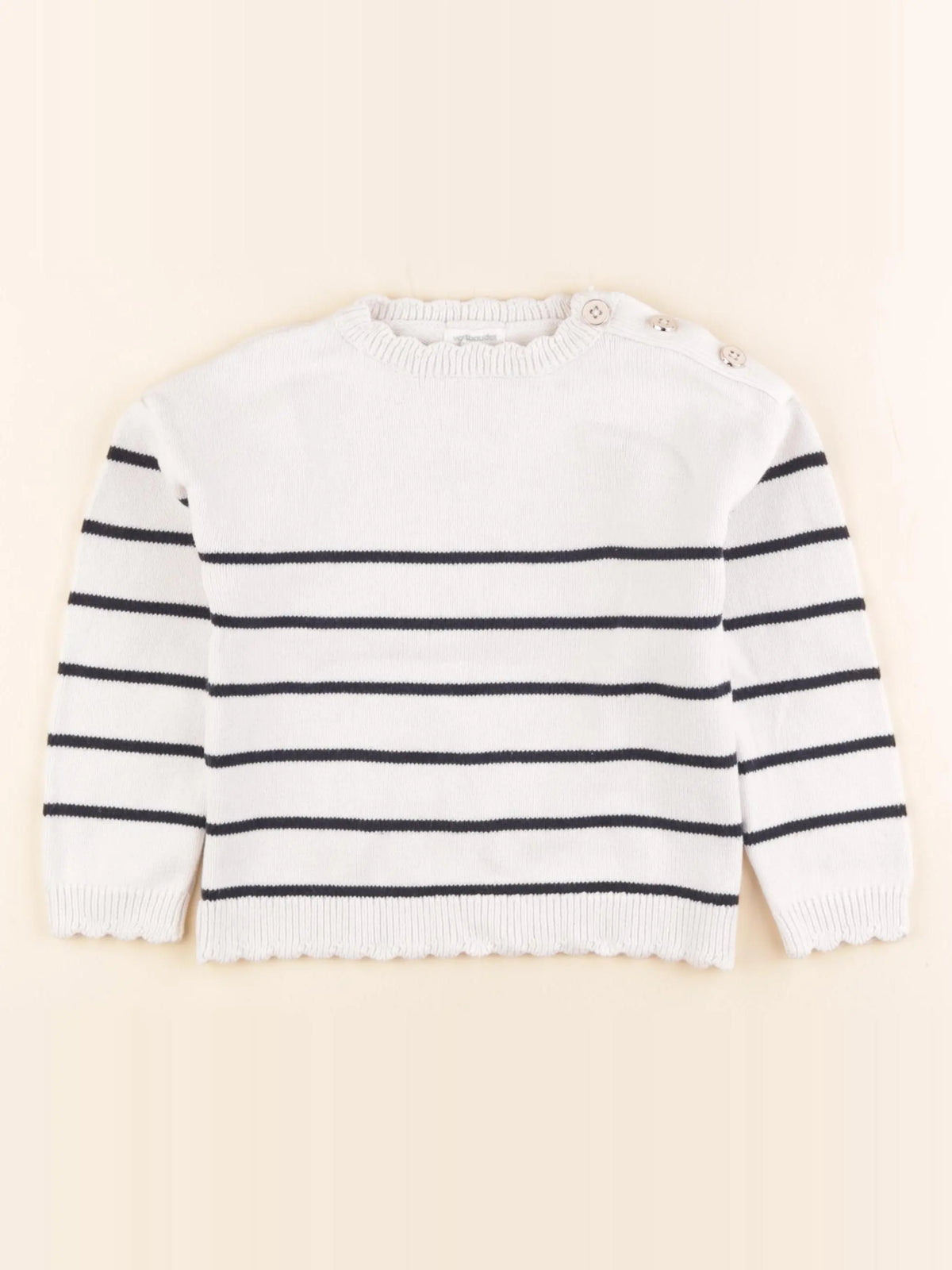 Vertbaudet - pull bleu - 5 ans