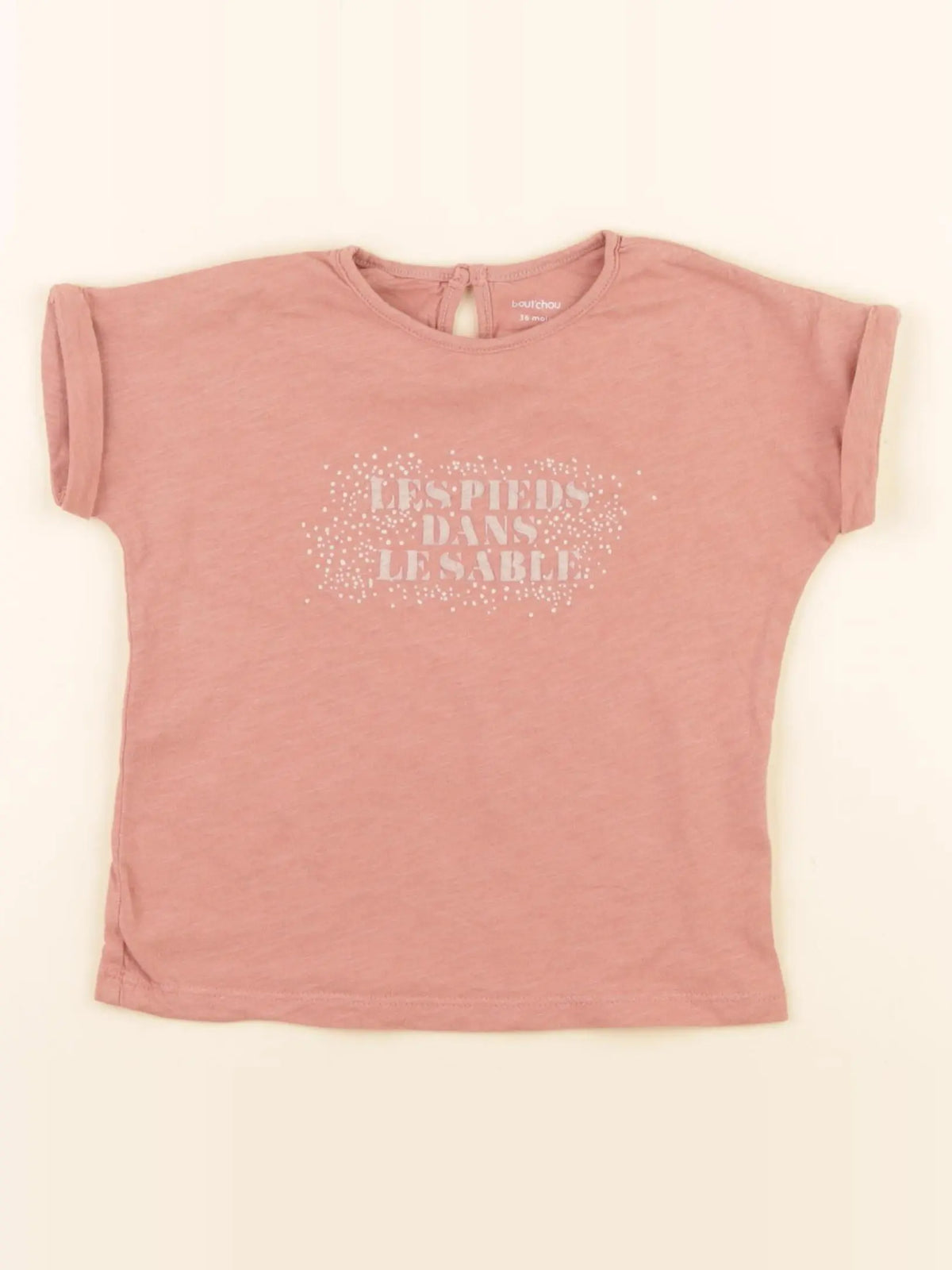 Boutchou - tee-shirt rose - 36 mois