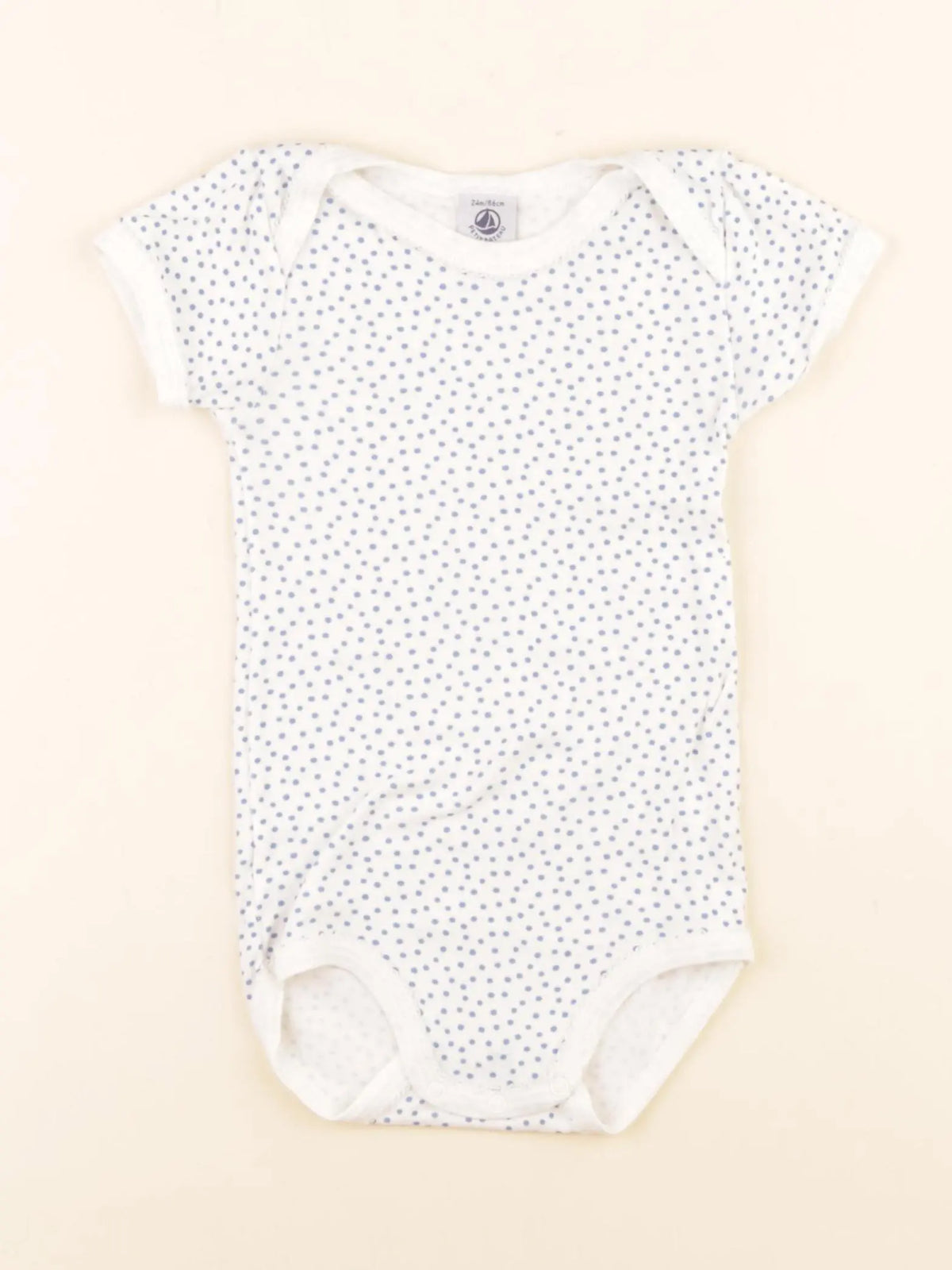Petit Bateau - body blanc - 24 mois
