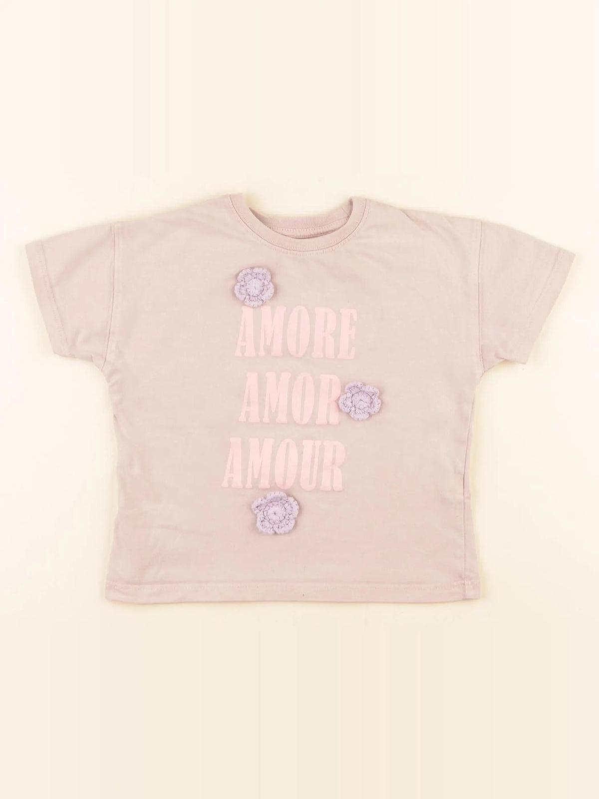 Zara - tee-shirt rose - 5 ans