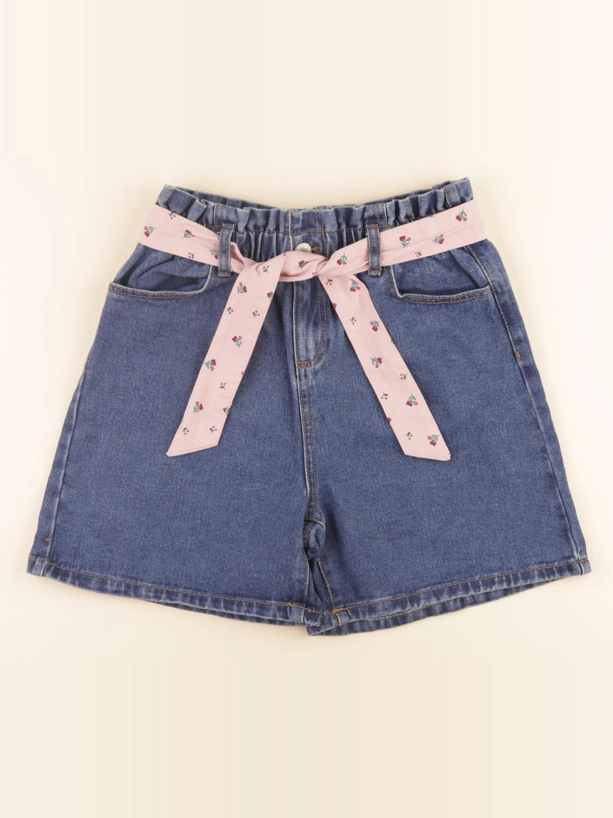 Vertbaudet - short bleu - 12 ans