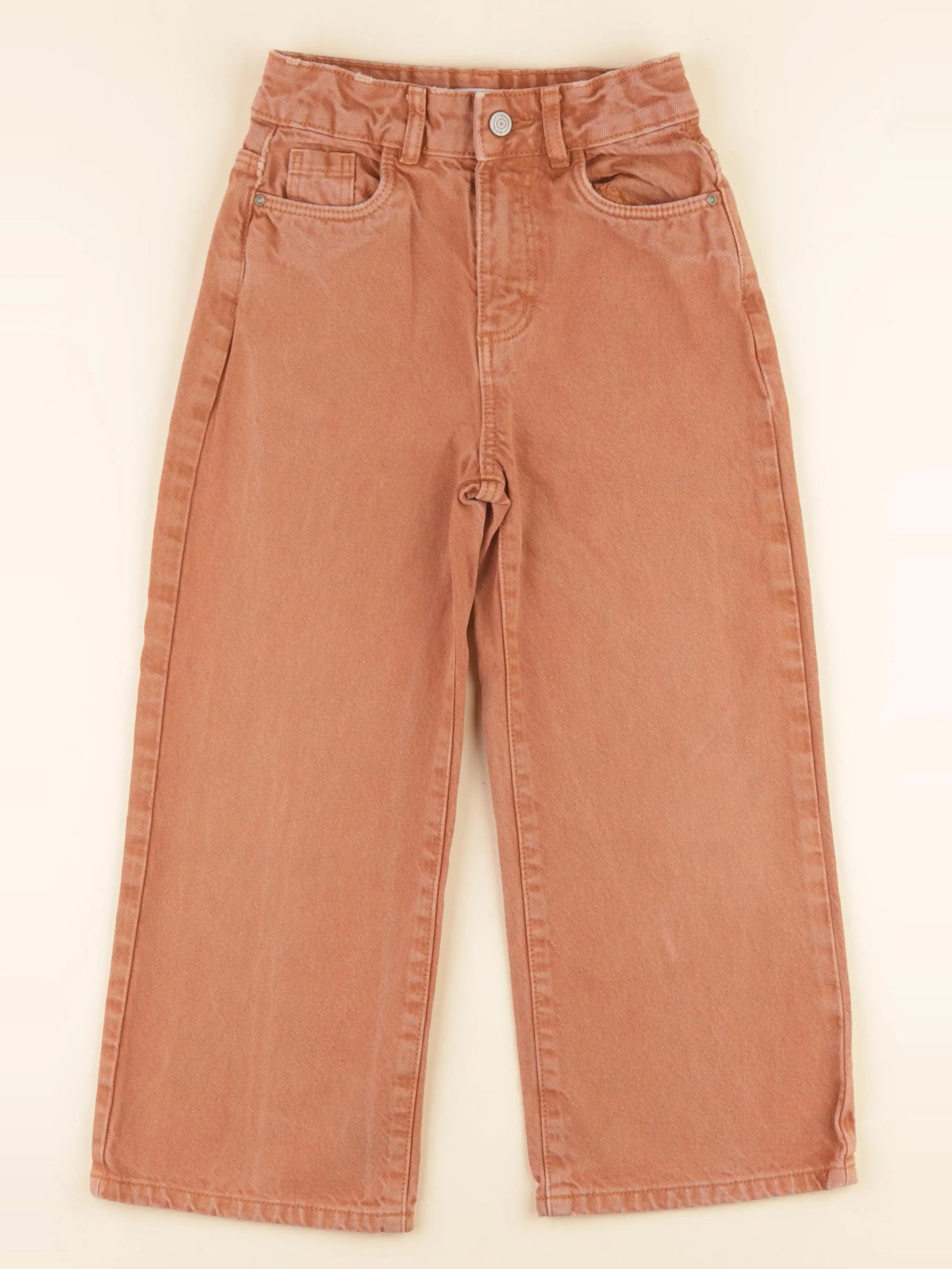 Vertbaudet - jean marron - 7 ans