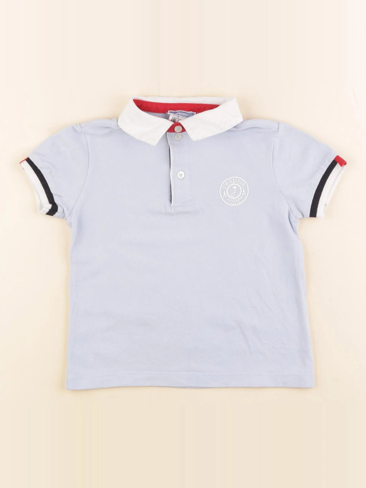 Jacadi - polo bleu - 4 ans