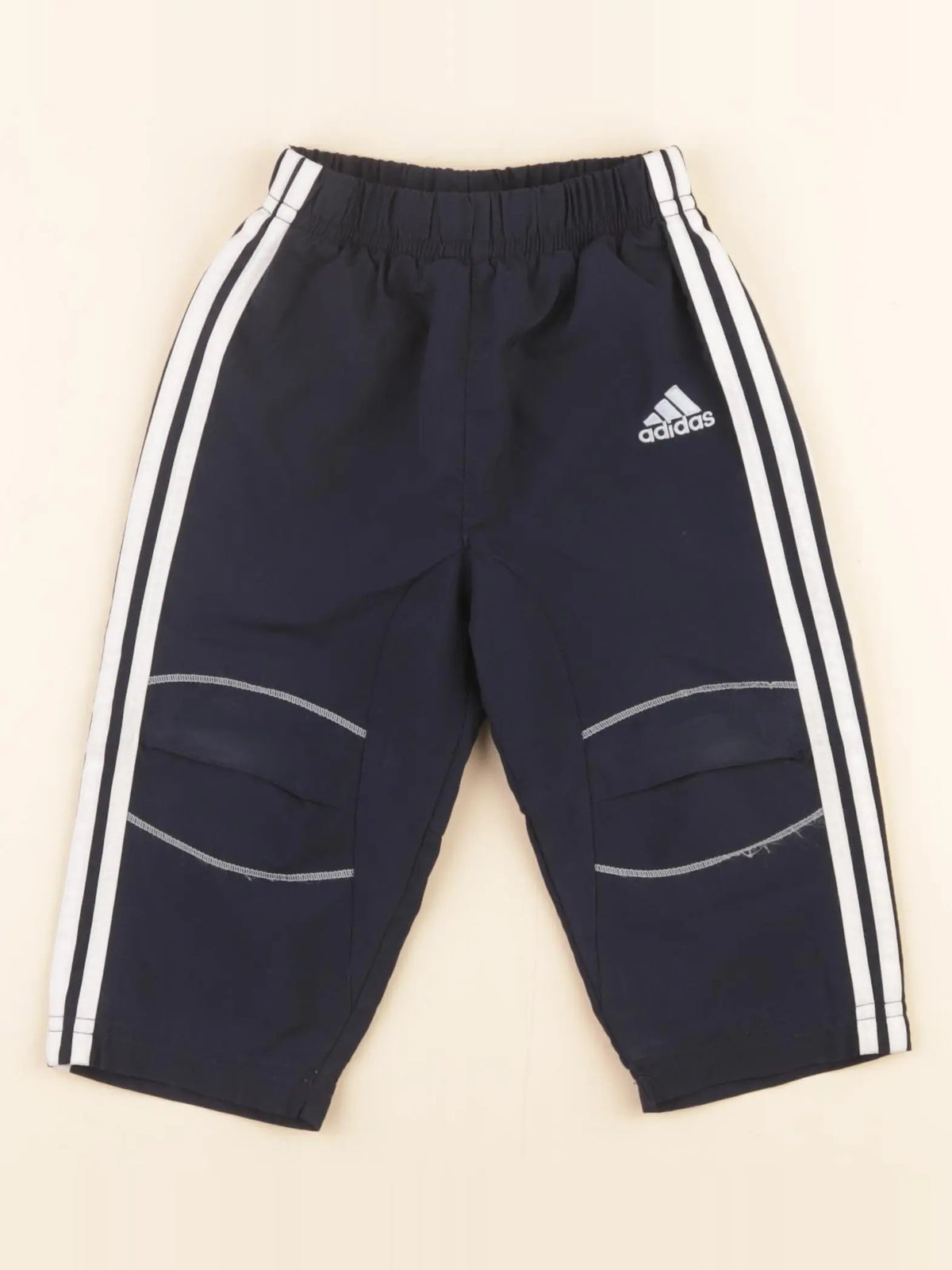 Adidas - jogging doublé bleu - 12 mois