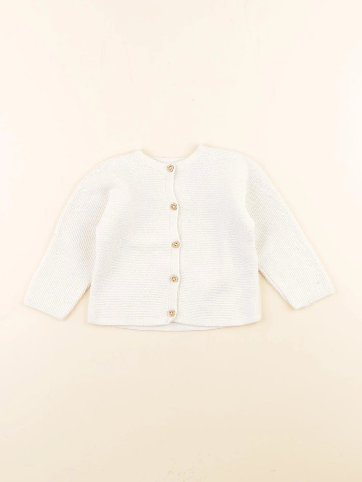 Zara - gilet beige - 9/12 mois