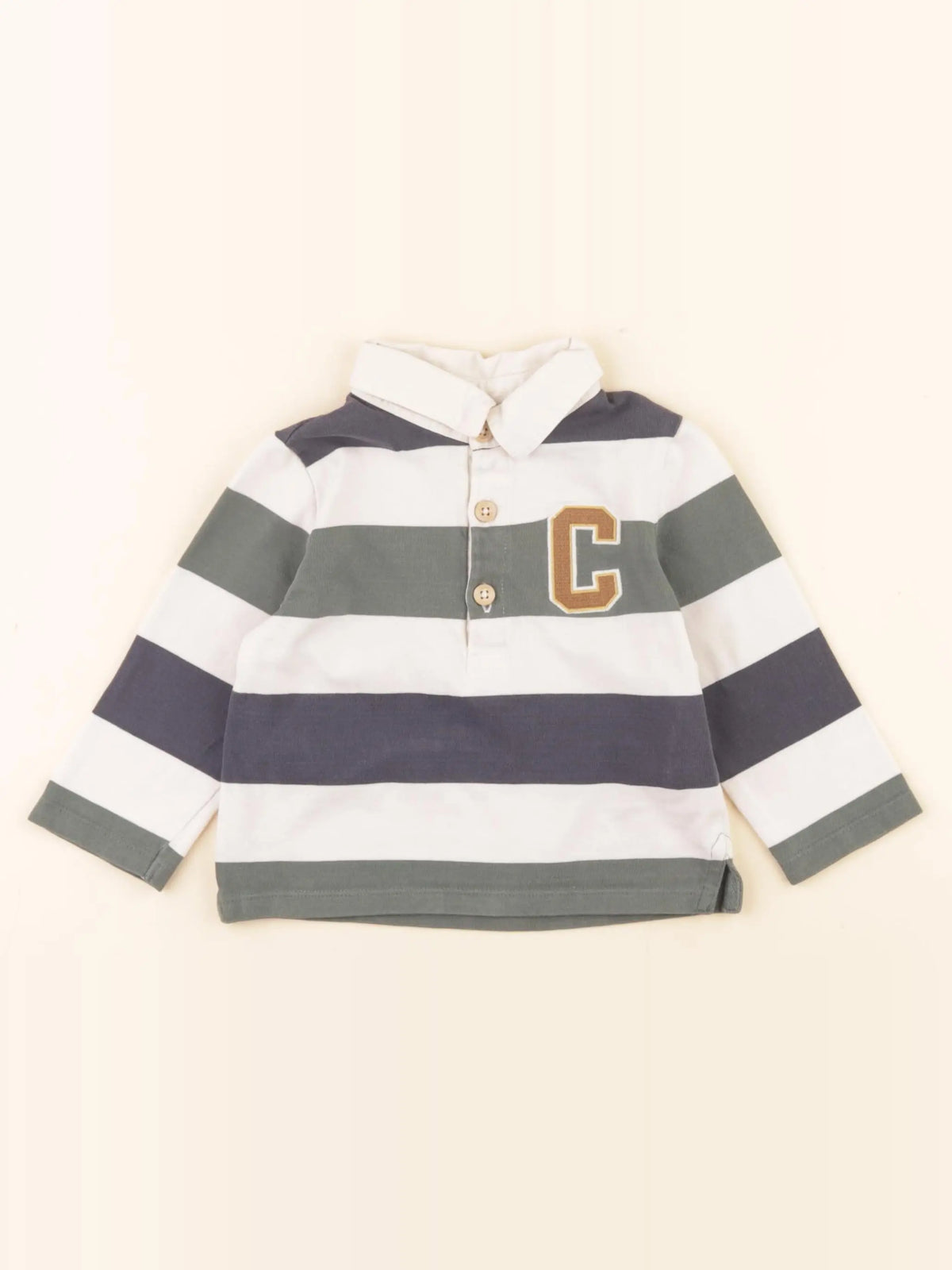 Cyrillus - polo multicolore - 18 mois