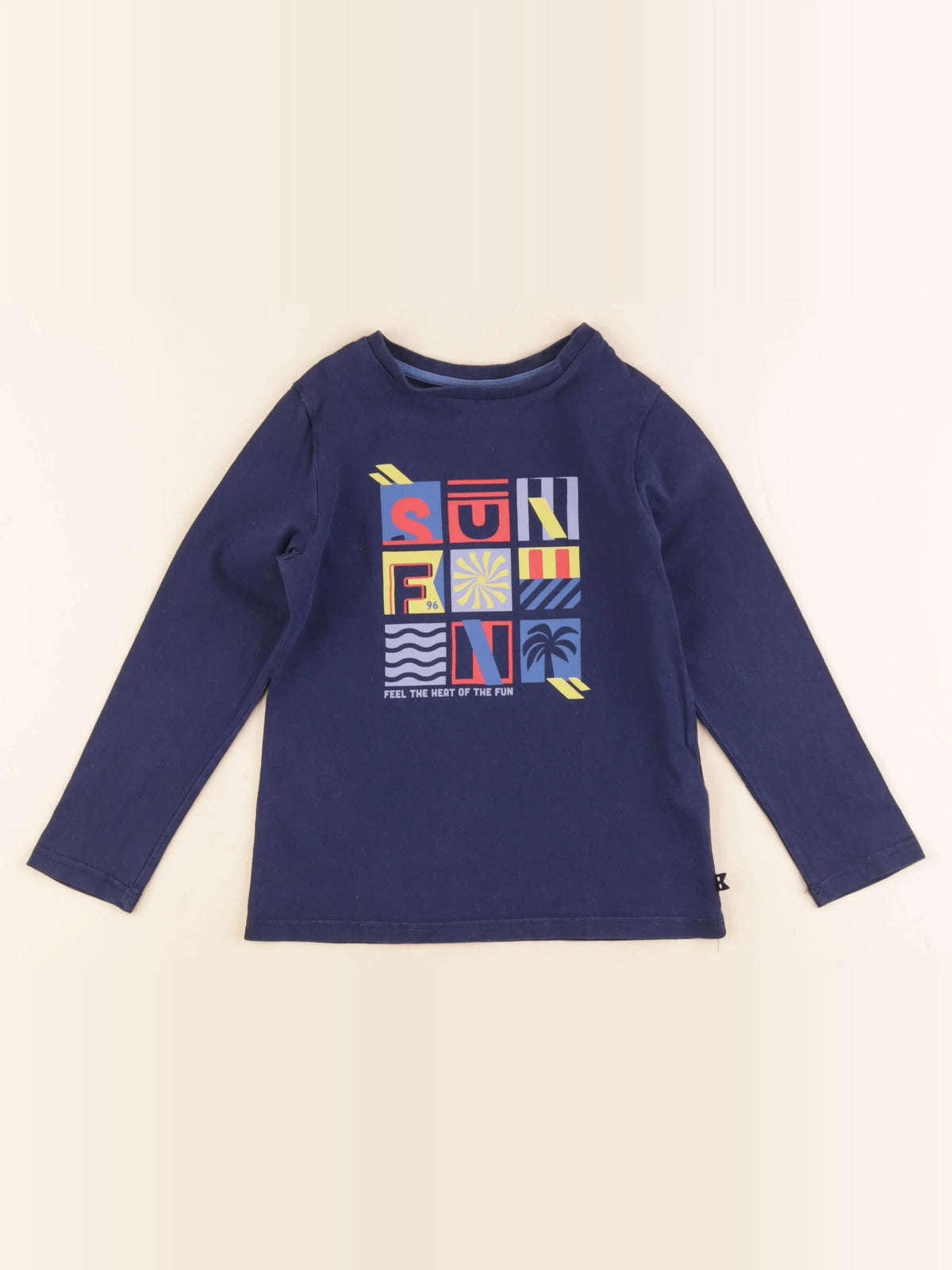 Okaidi - tee-shirt bleu - 5 ans