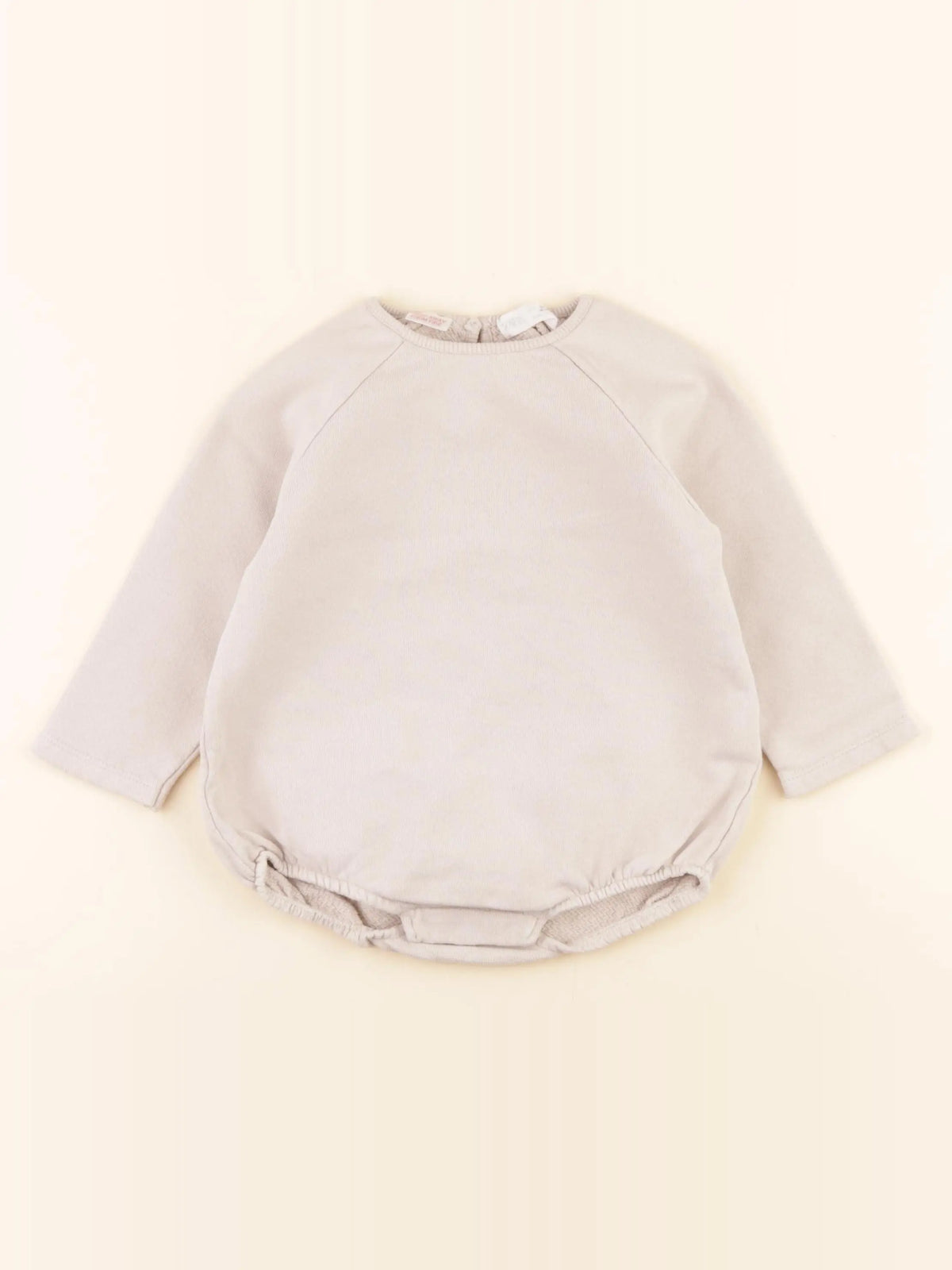 Zara - sweat beige - 9/12 mois