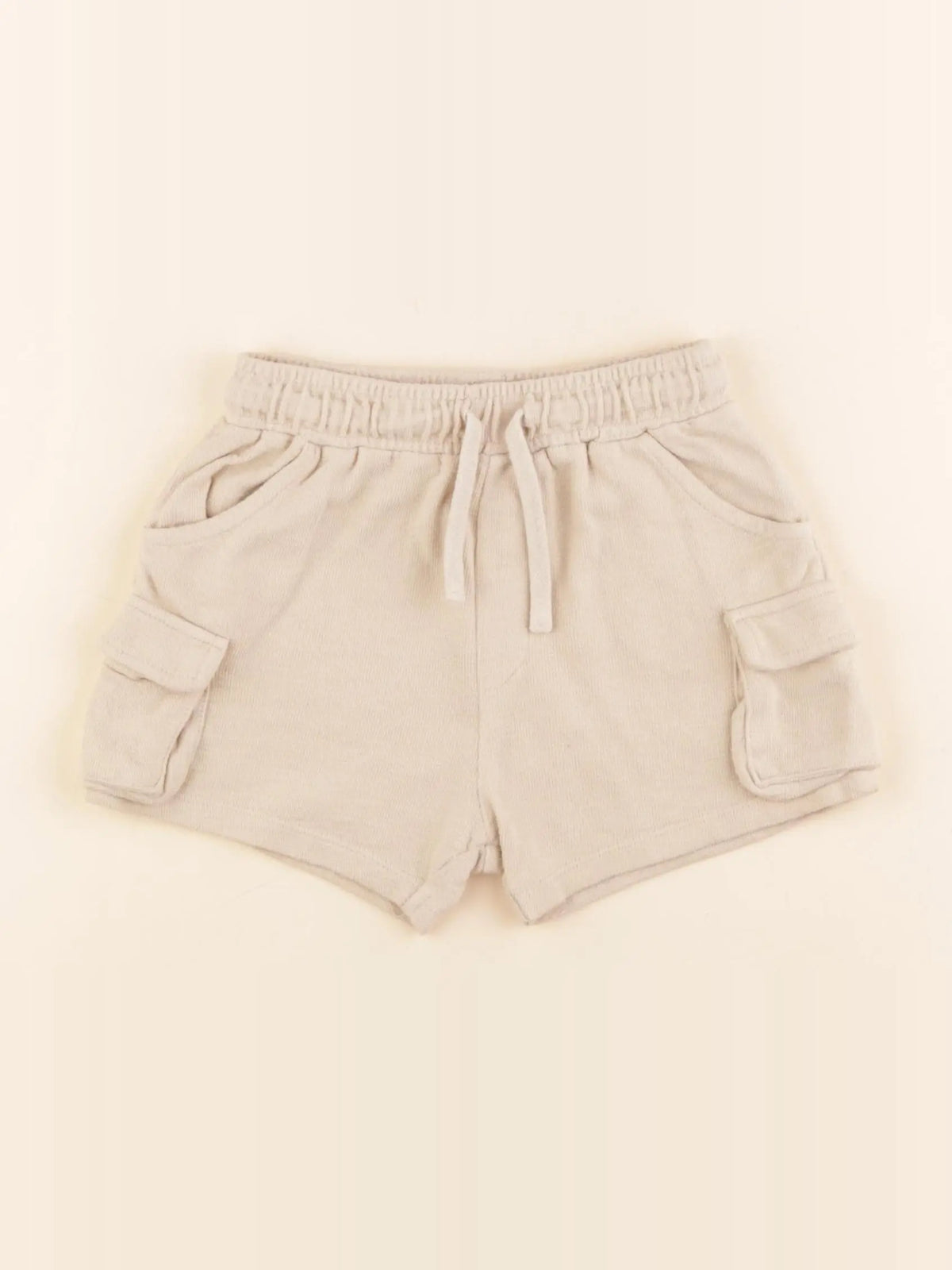 Vertbaudet - short beige - 2 ans