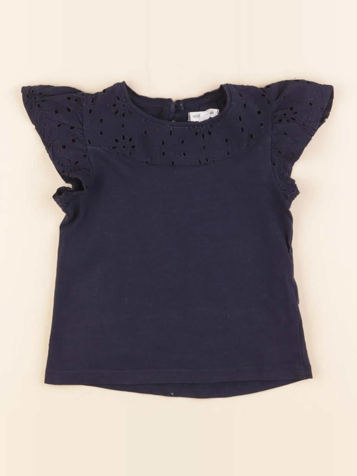 Vertbaudet - tee-shirt bleu - 2 ans