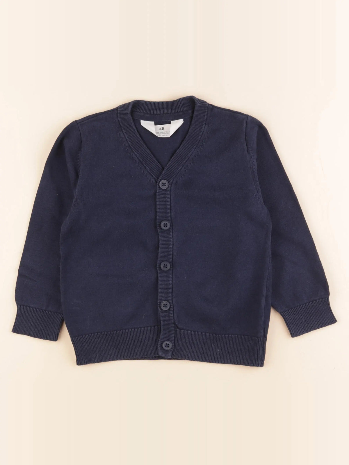 H&M - gilet bleu - 2/4 ans