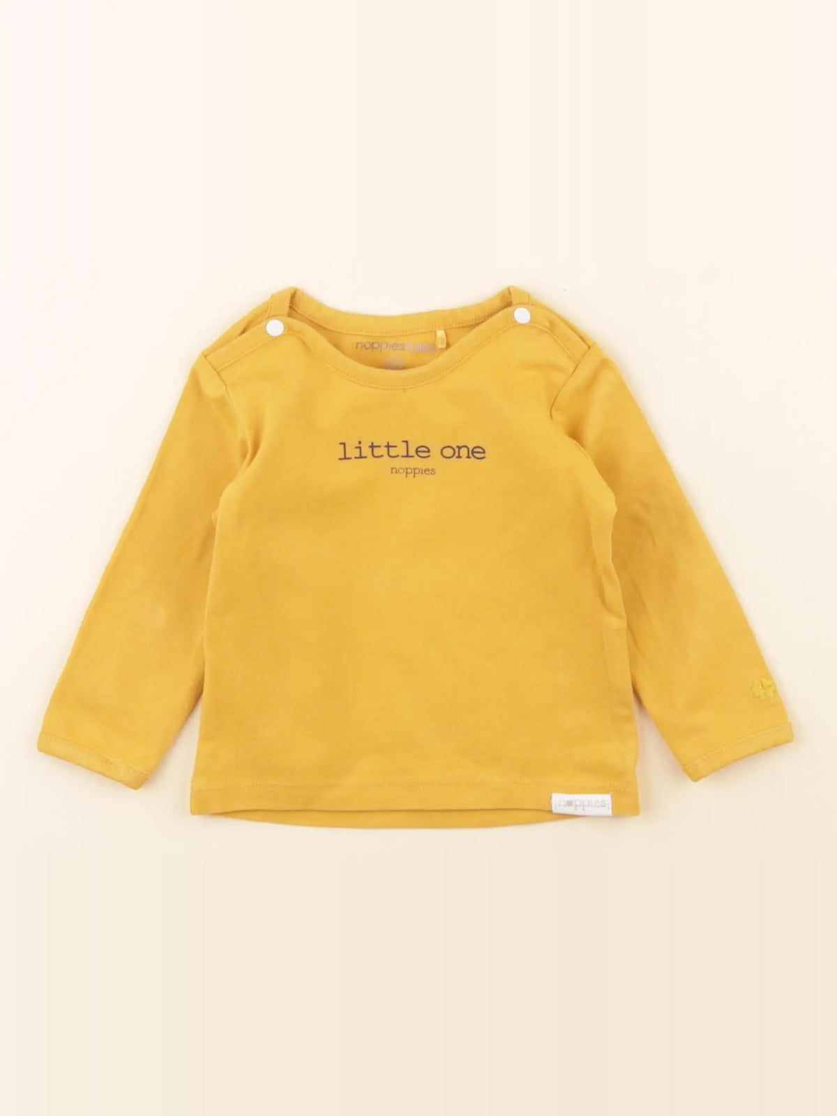 Noppies - tee-shirt jaune - 2/4 mois