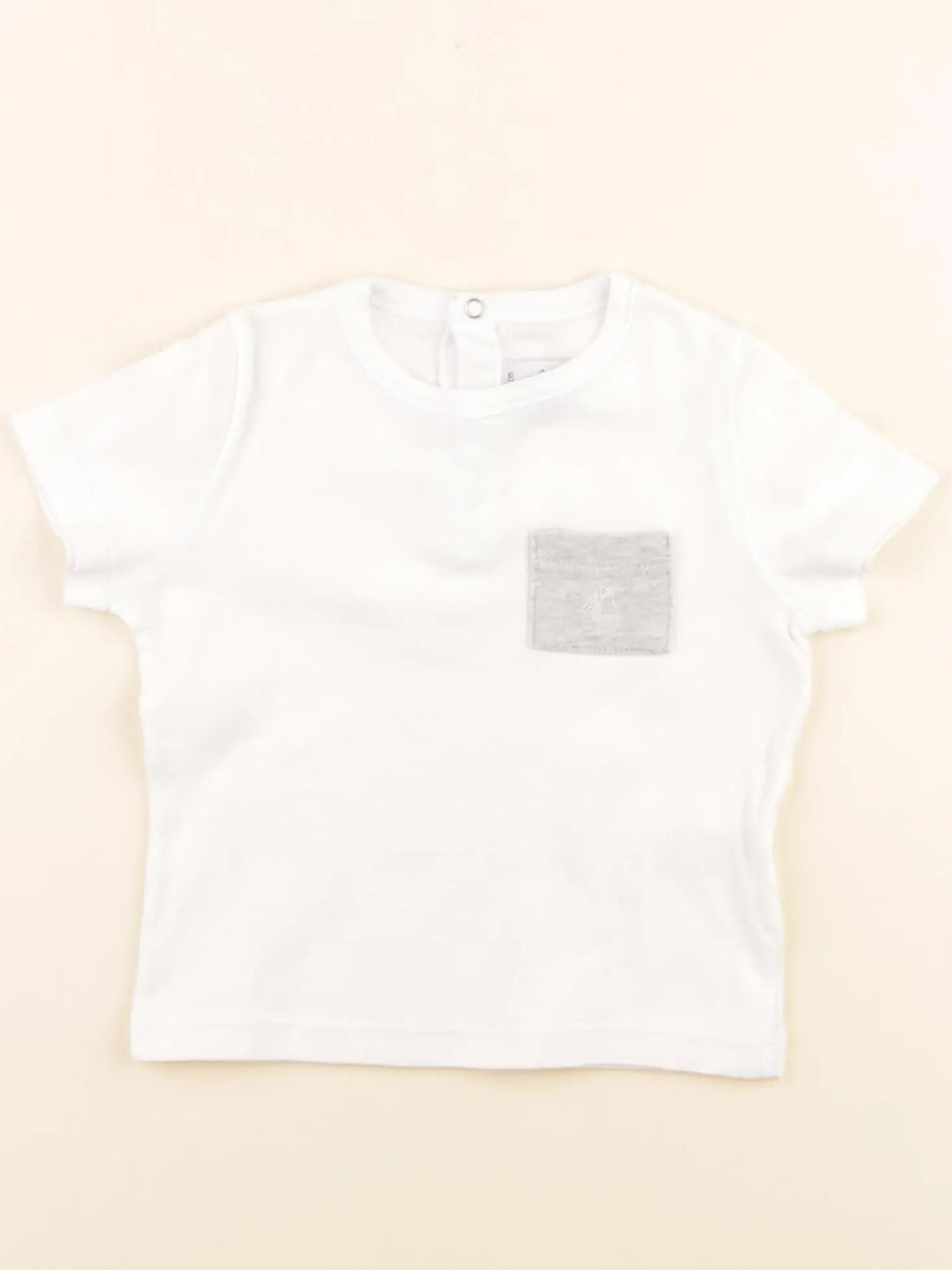 Petit Bateau - tee-shirt blanc - 18 mois
